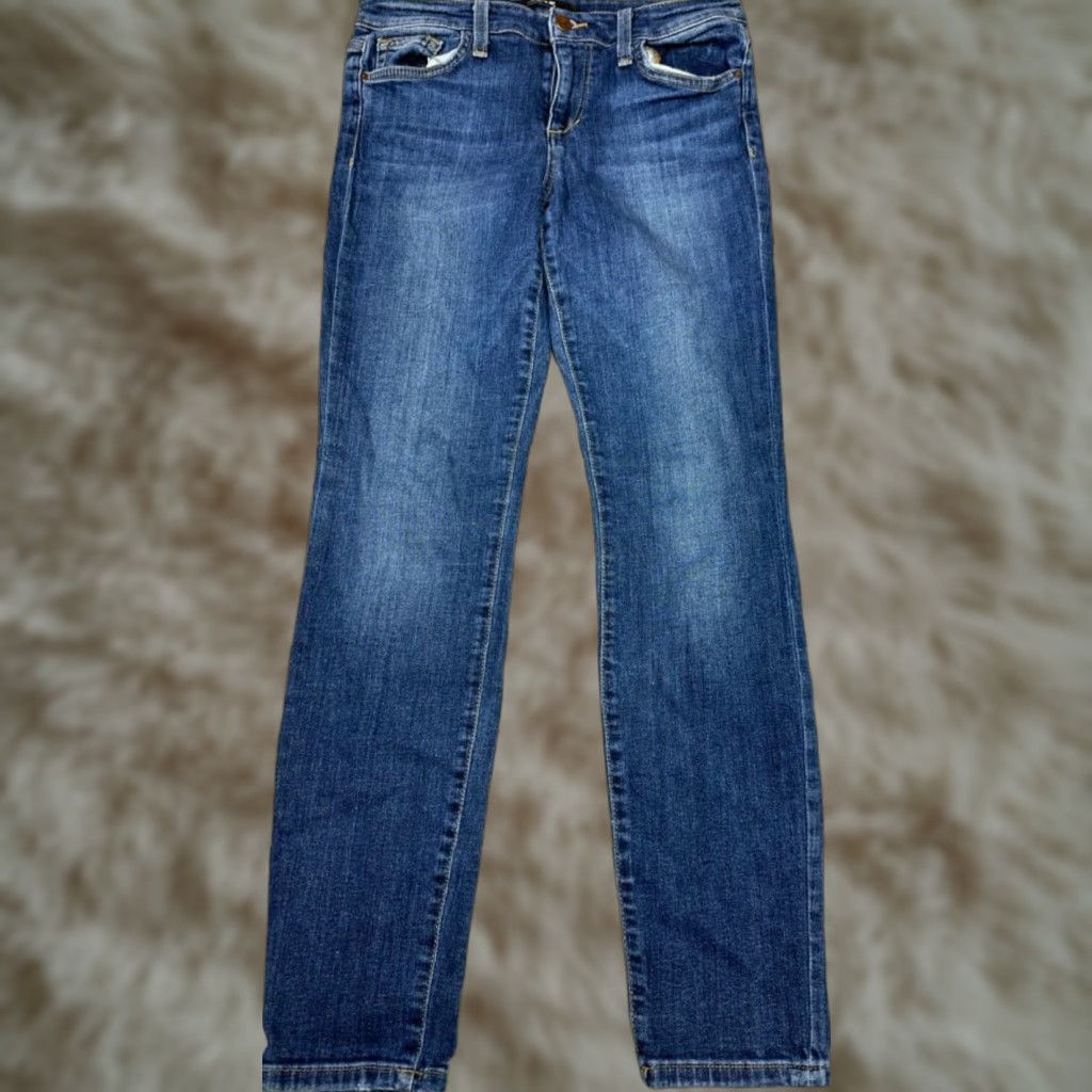 Vintage Joe's Jeans Womens Skinny Jeans Size 27 Blue Stretch Low Rise Pockets Size 27" / US 4 / IT 40 - 1 Thumbnail