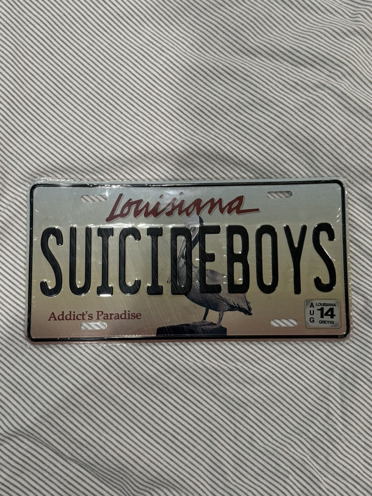 Supreme License Plate.