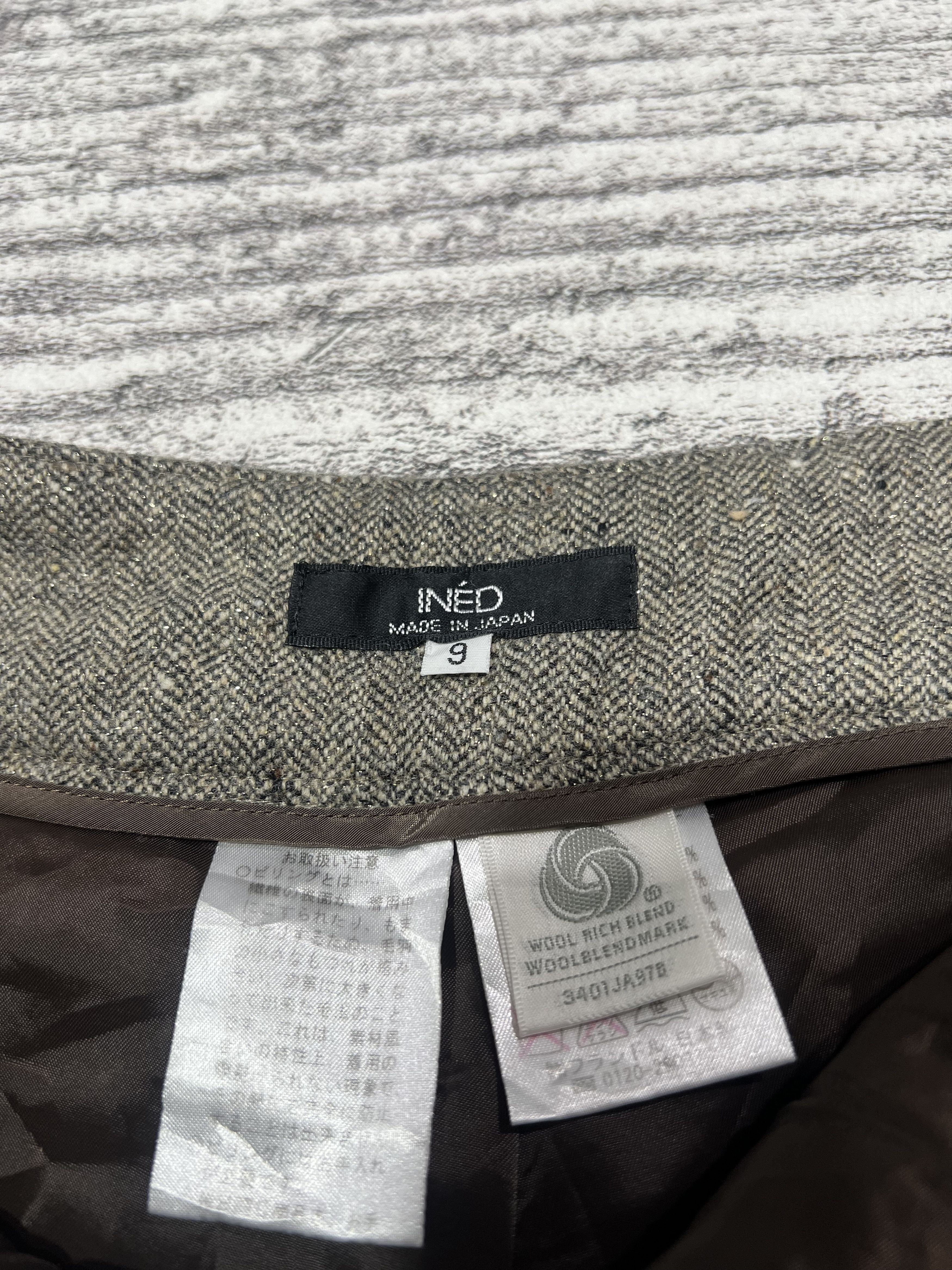 Japanese Brand 2000s Ined Japanese Wool Blend Jorts y2k Lgb Ifsix Size US 28 / EU 44 - 6 Thumbnail