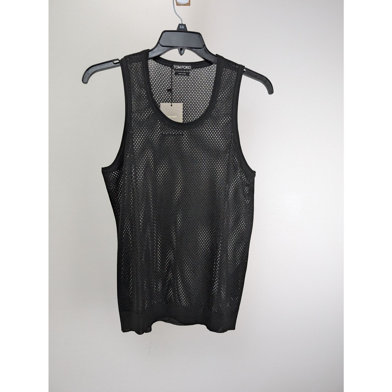 Tom Ford o1rshd1 Mesh Top Tank in Black Size US M / EU 48-50 / 2 - 4 Thumbnail