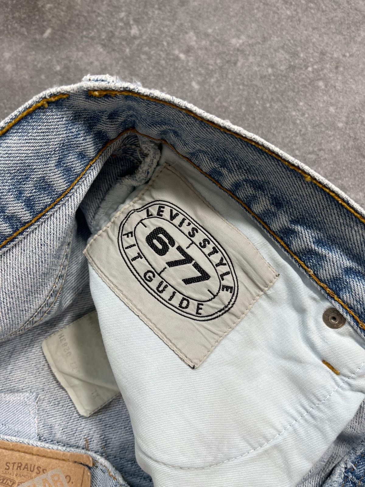Levi's × Vintage Vintage 1994 Levi’s 677 Jorts Shorts Denim Jeans Streetwear Size US 34 / EU 50 - 6 Thumbnail
