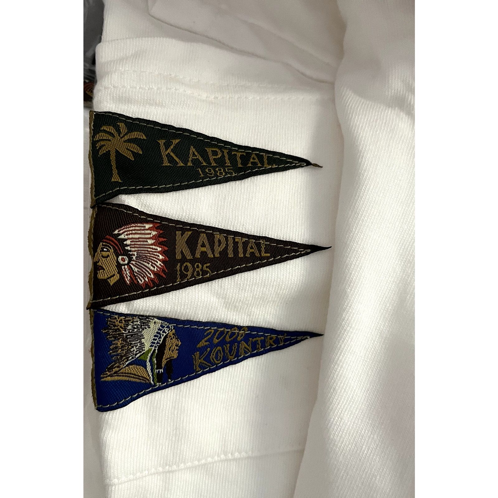 Kapital Kapital 4 Flags Pennant Tee Size US S / EU 44-46 / 1 - 3 Thumbnail
