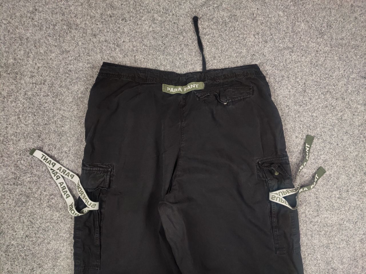 Superdry Superdry Parachute Cargo Black Baggy Pants Vintage Style Size US 32 / EU 48 - 12 Thumbnail
