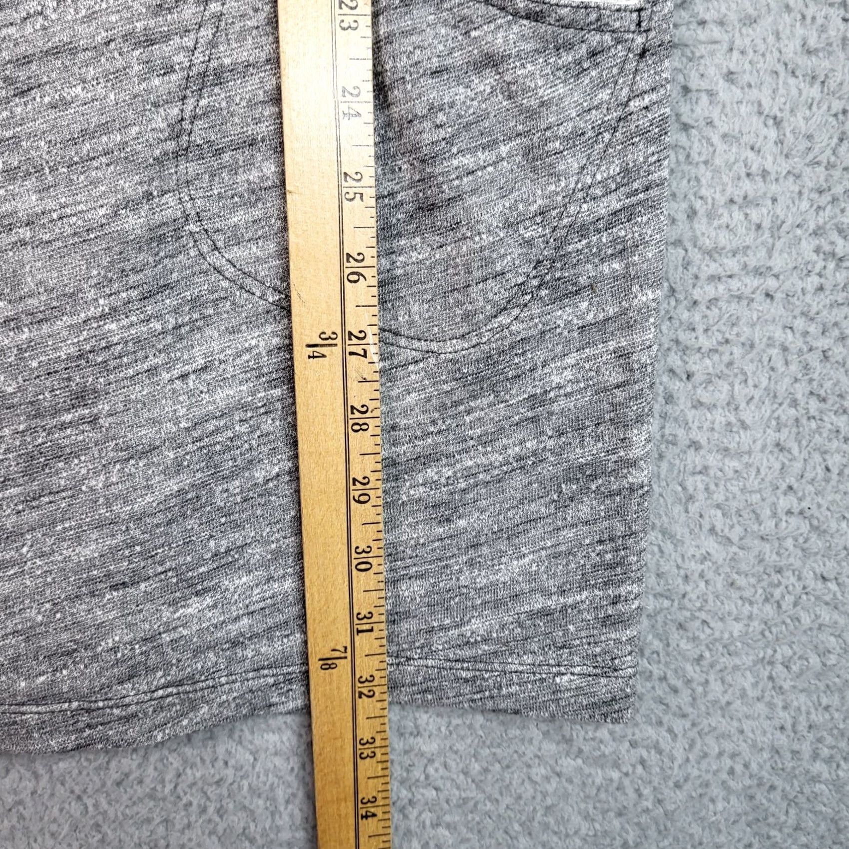 Vintage Sen Women's Tunic Gray V-Neck Pockets Dress Size 2 Size XS / US 0-2 / IT 36-38 - 6 Thumbnail