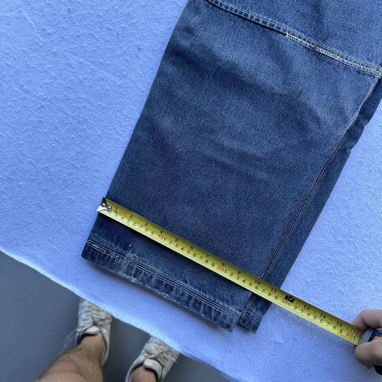 JNCO × Southpole × Vintage Vintage Blue Label JNCO Style Baggy Skater Jeans Y2K 36x32 Size US 36 / EU 52 - 7 Thumbnail