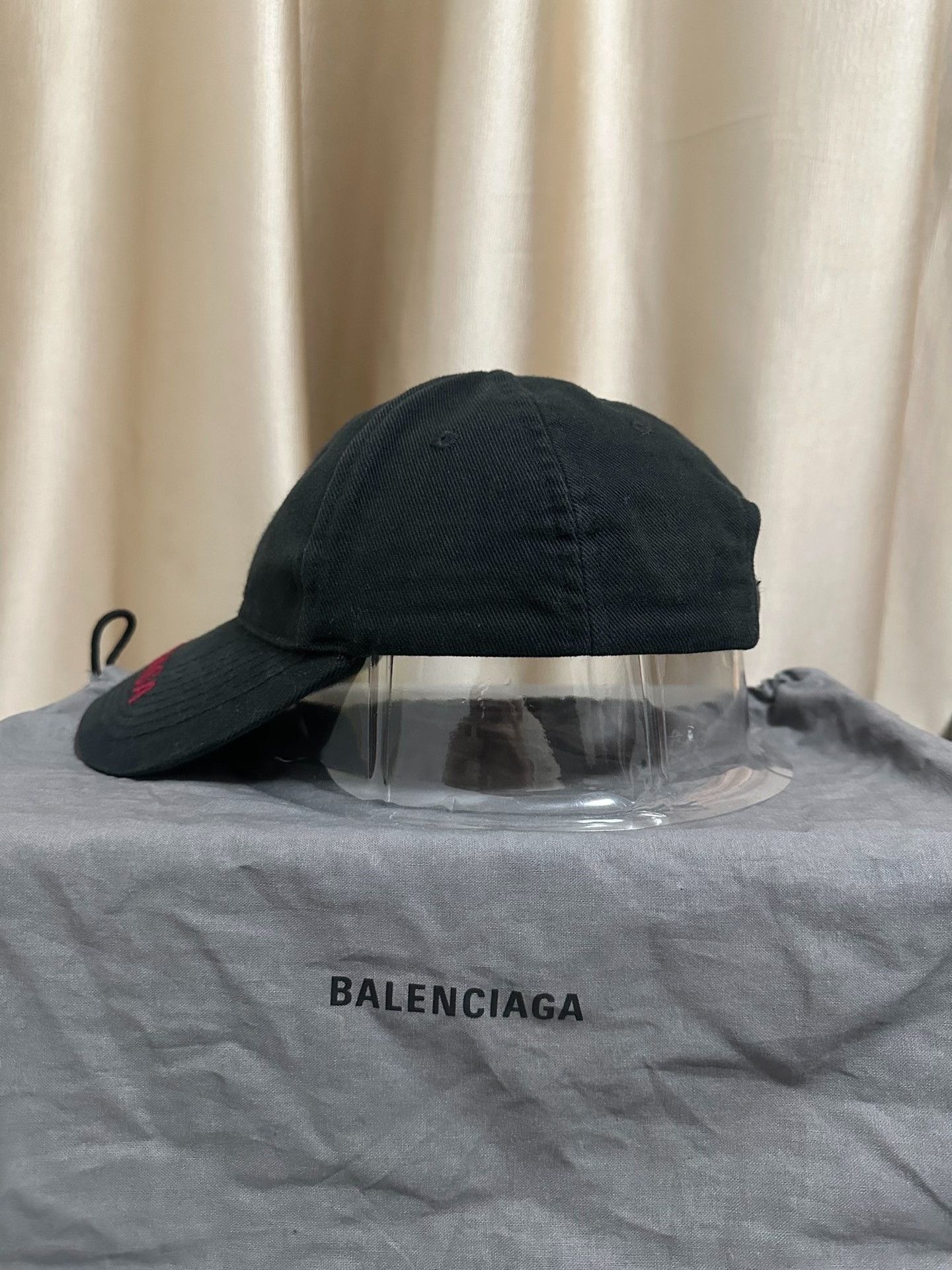 Balenciaga Balenciaga Embroidered Logo Distressed Baseball Cap Size ONE SIZE - 4 Thumbnail