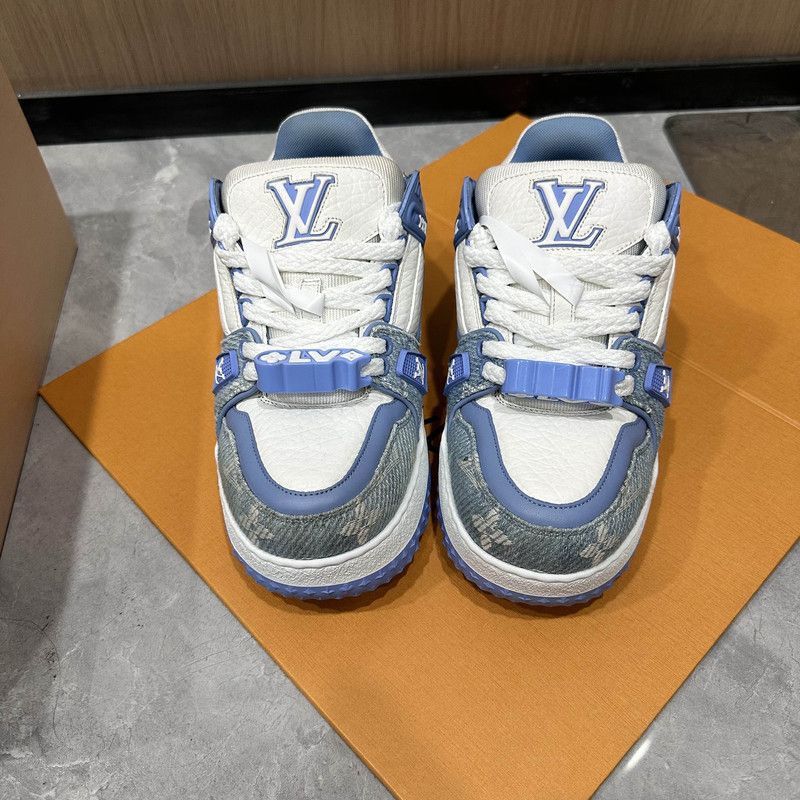 Louis Vuitton Louis Vuitton Trainer Maxi Low Top Sneakers -2508 Size US 5.5 / EU 38 - 2 Thumbnail