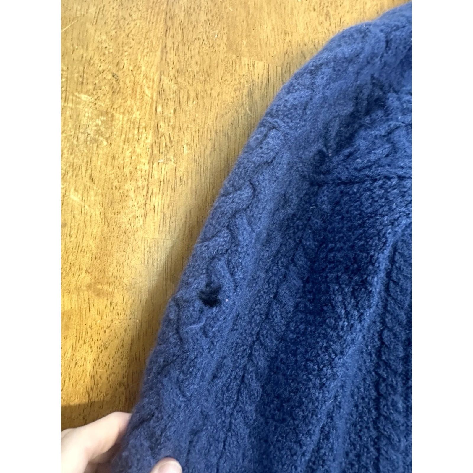Vintage Aran Mor Women’s Merino Wool Zip Up Cardigan Sweater Jacket Fisherman Large Size L / US 10 / IT 46 - 4 Thumbnail