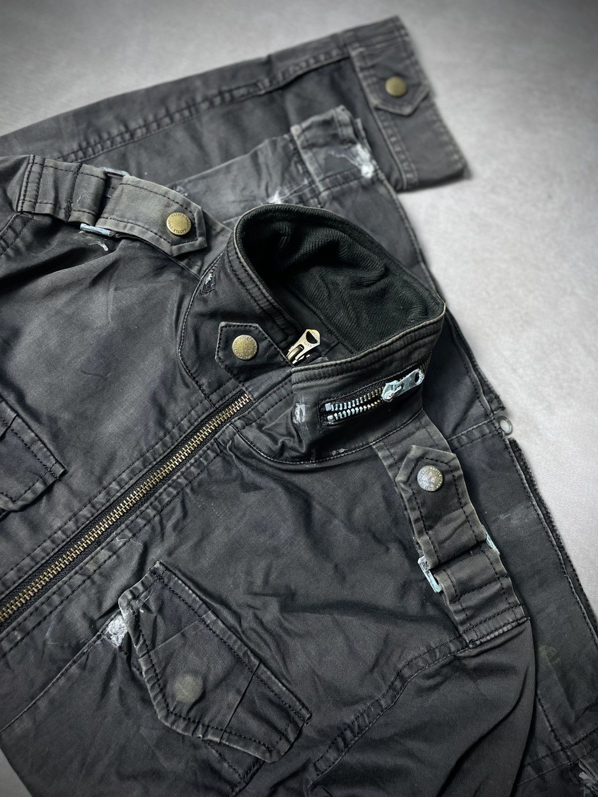 14th Addiction 2000’s Rattle Trap - Faded Cyber Riders Jacket Size US M / EU 48-50 / 2 - 16 Thumbnail