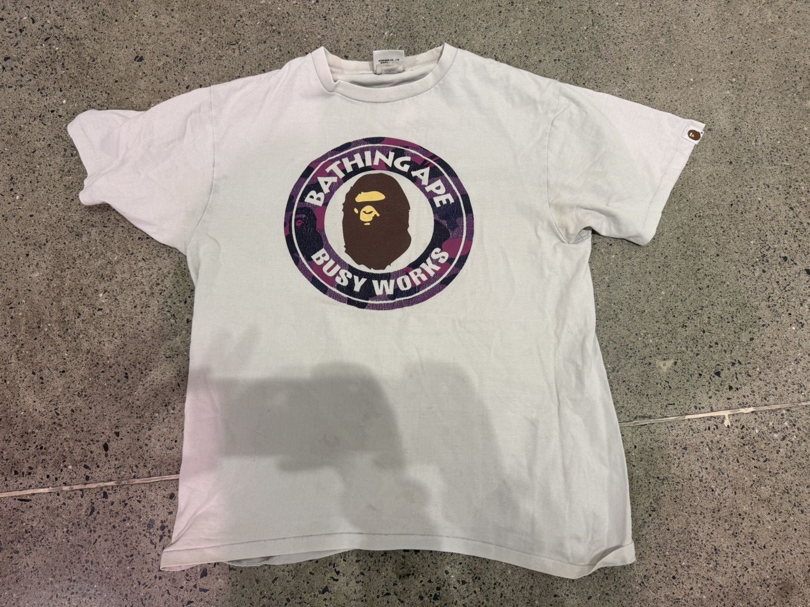 Bape Busy Works Tee Size US L / EU 52-54 / 3 - 1 Thumbnail