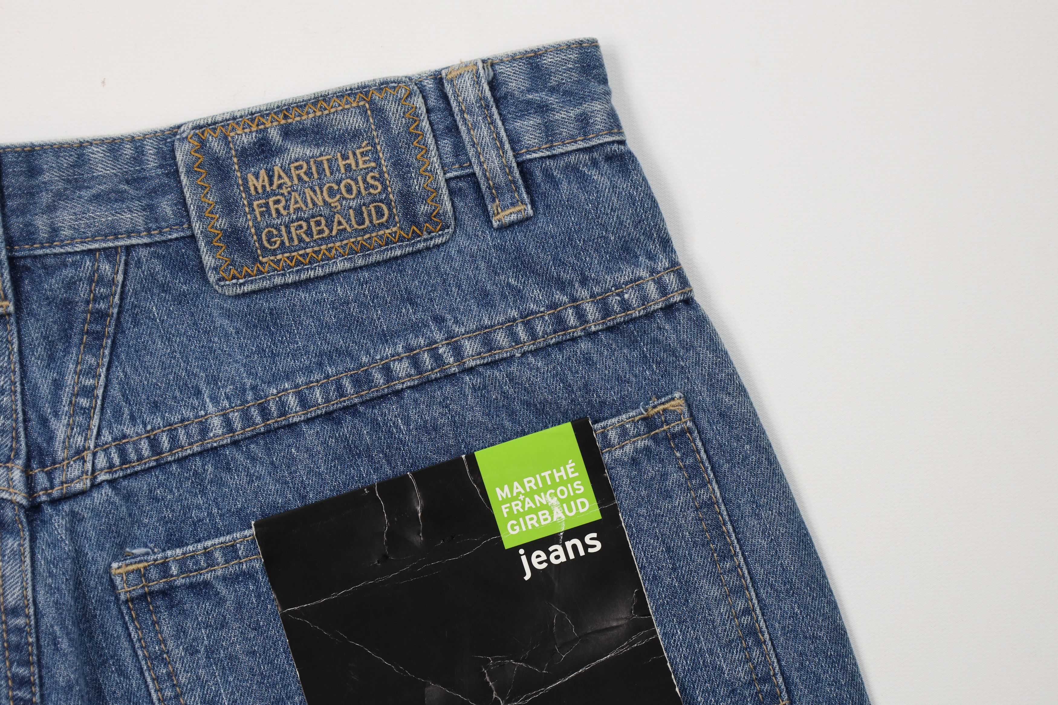 Marithe + Francois Girbaud Deadstock Vintage 90s Marithe Francois Girbaud Denim Shorts Size US 32 / EU 48 - 12 Thumbnail