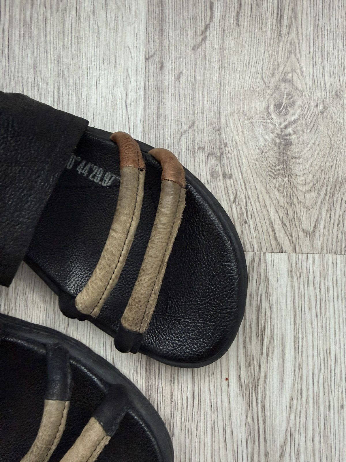 A.S.98 A.S.98 Avant-Garde Leather Sandals EU36 (US6) Made in Italy Size US 6 / IT 36 - 2 Thumbnail