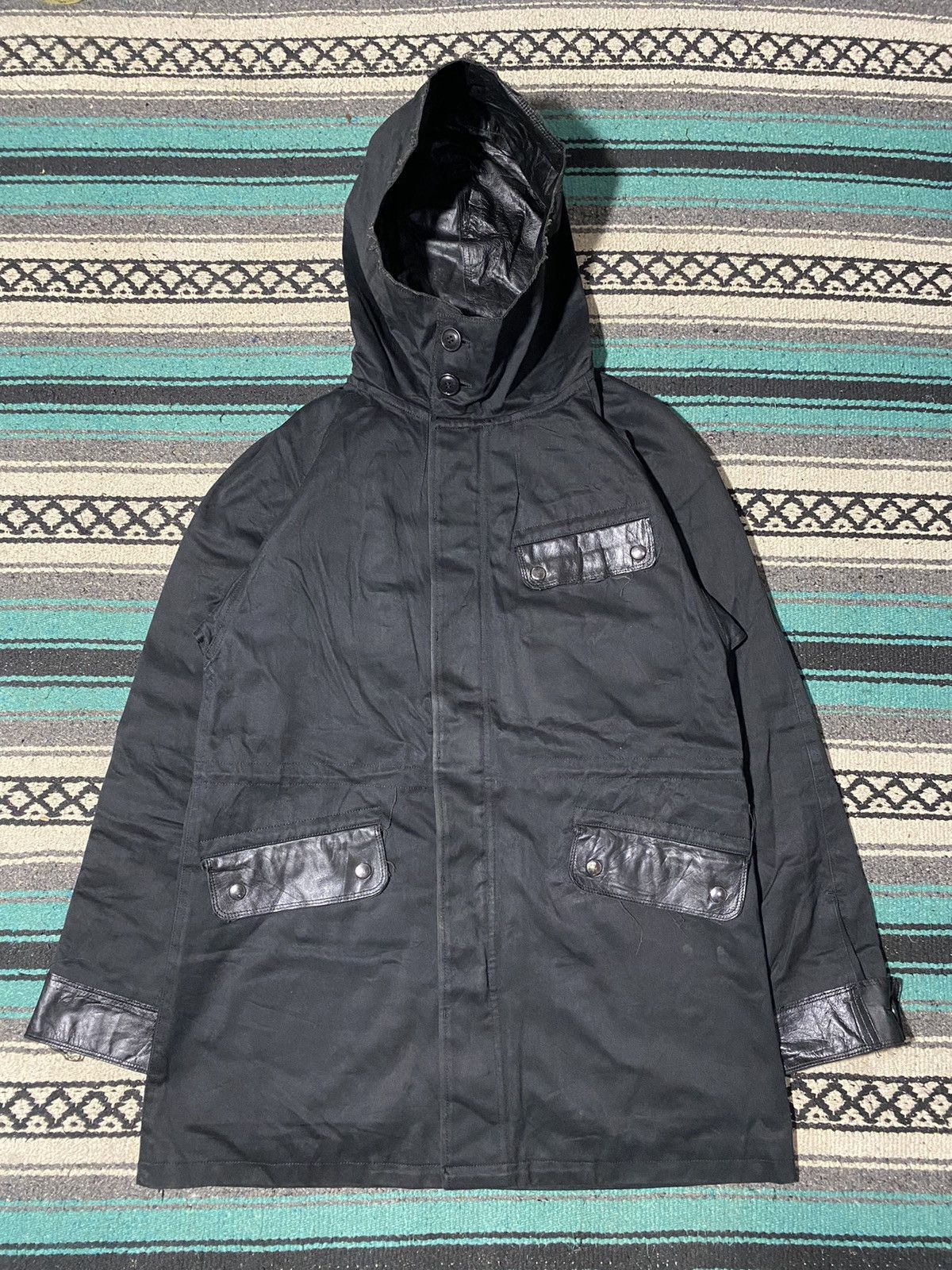 Diet Butcher Slim Skin AW2015 "Feather to Snow" Sheep Leather Parka Size US M / EU 48-50 / 2 - 1 Thumbnail