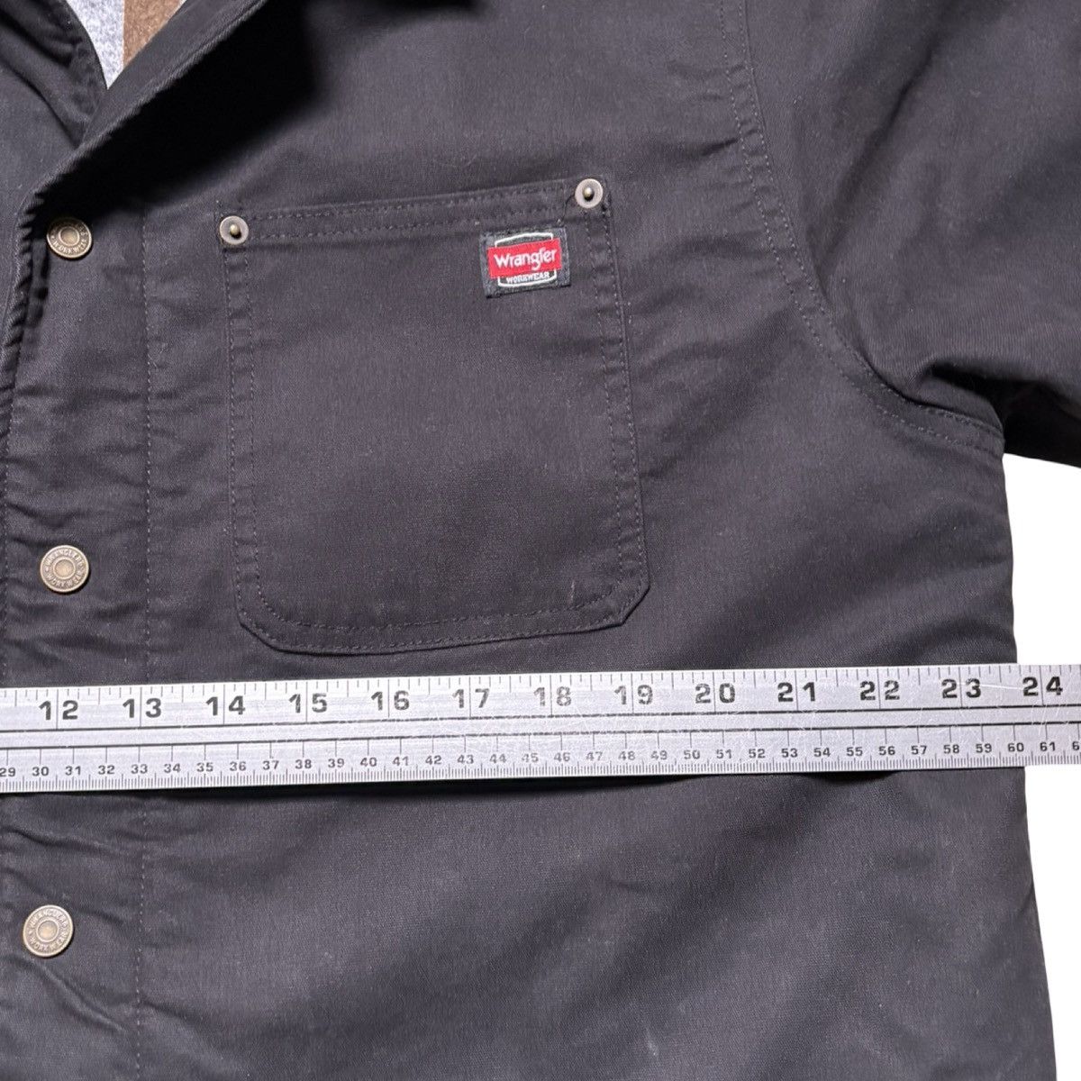 Wrangler Wrangler Chore Field Jacket Black Blanket Lined Snap Up Size US L / EU 52-54 / 3 - 6 Thumbnail