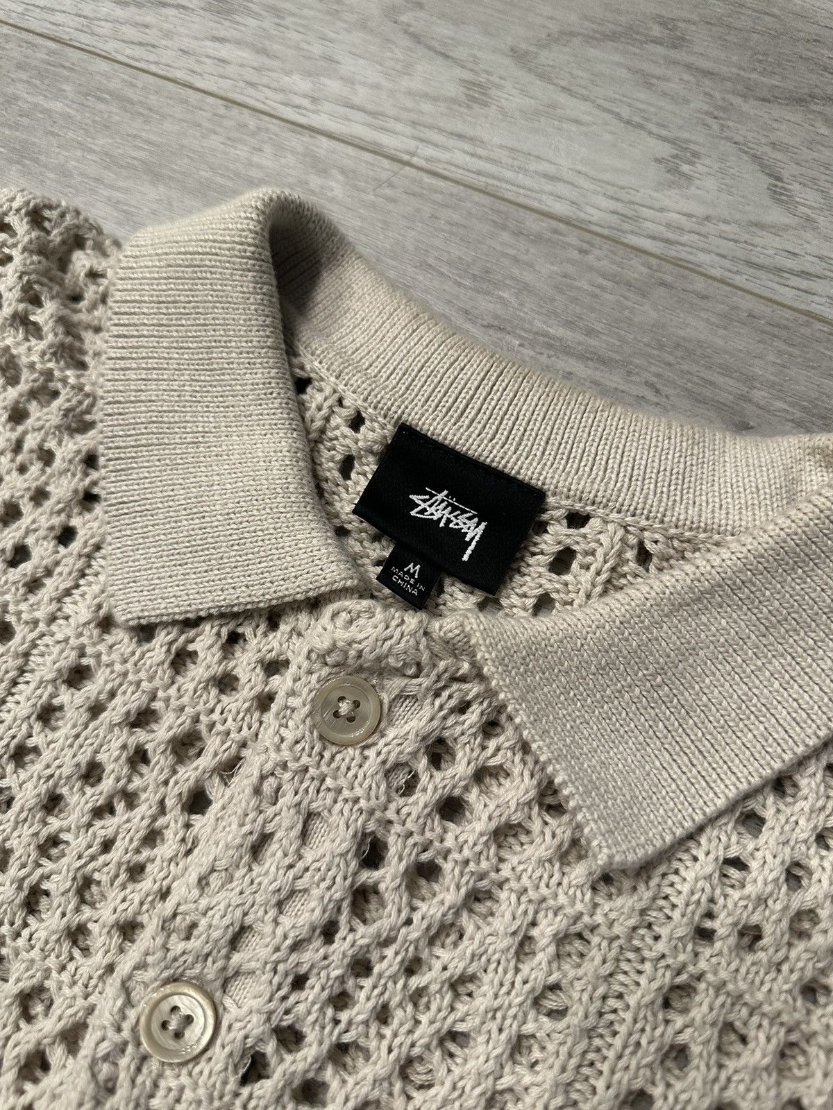 Stussy Stussy Crochet Shirt Medium | Grailed