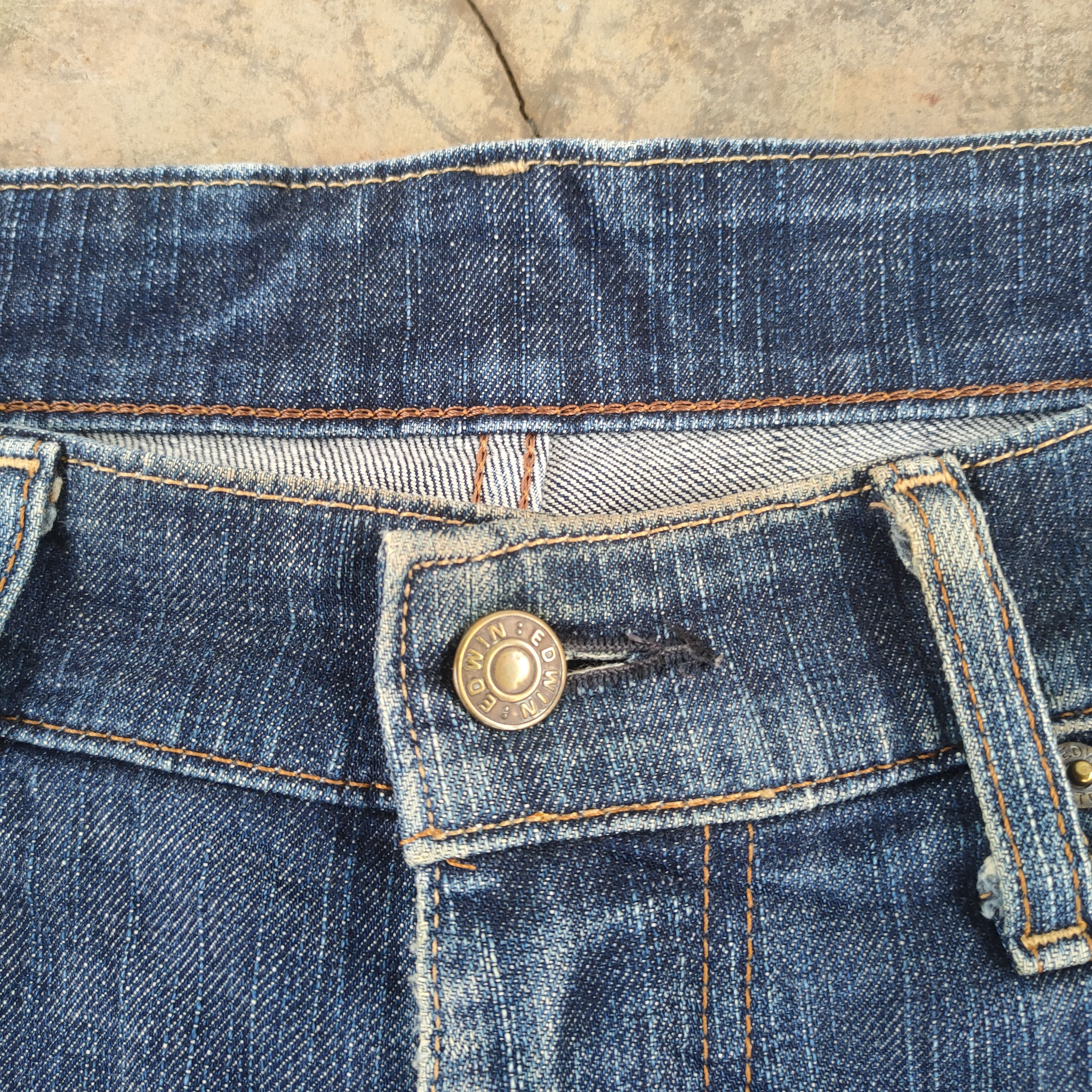 Edwin × Jean × Vintage W35 VINTAGE EDWIN FADED JEAN DENIM PANTS Size US 35 - 5 Thumbnail