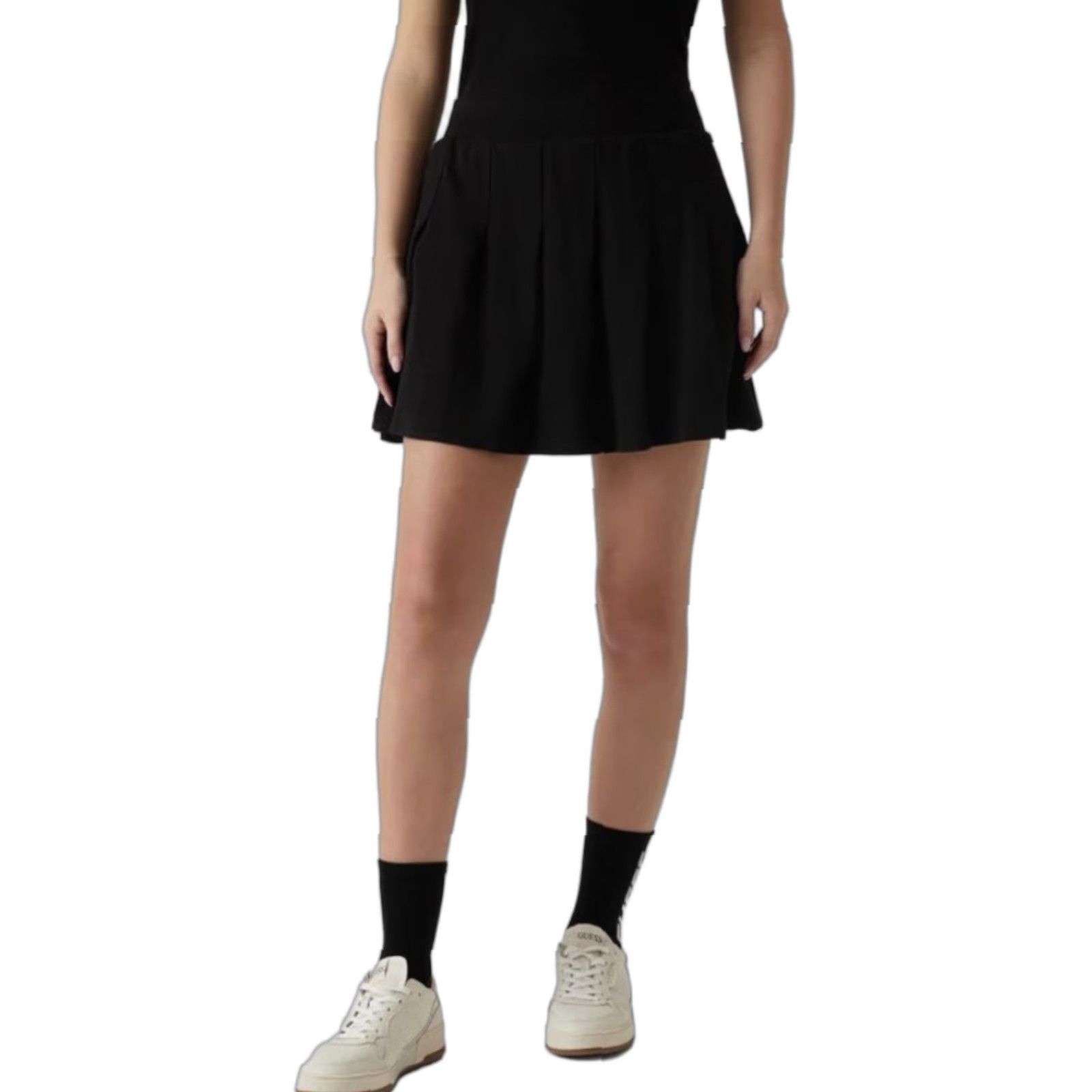 Guess GUESS Skirt Tennis NWT Women's Eco Suzanne Yosemite Brown L Short Cotton Elastane/Spandex Mini Casual Spring/Summer 2020s Womens Size 36" / US 14 / IT 50 - 1 Thumbnail