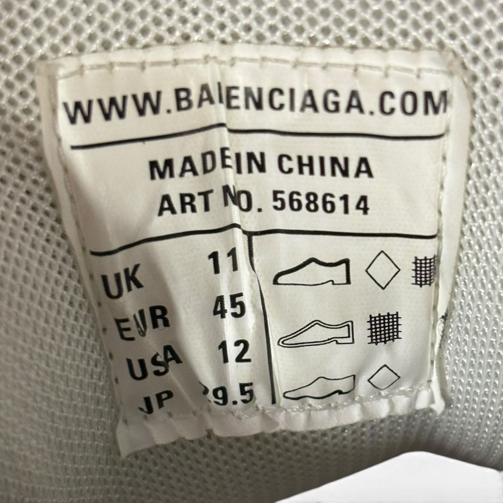 Balenciaga Size 12 - Balenciaga Track 2.0 Blue White Sneakers Size US 12 / EU 45 - 7 Thumbnail