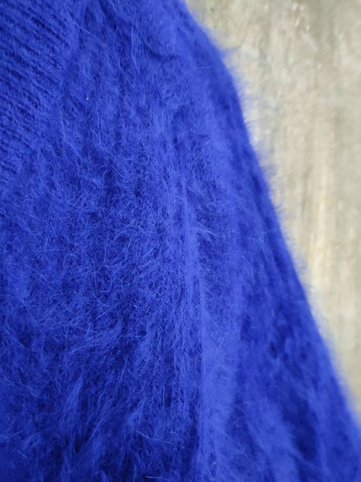 Vintage Sunlose cardigan mohair fur shag shaggy knitwear #46-992DLAL Size L / US 10 / IT 46 - 2 Thumbnail