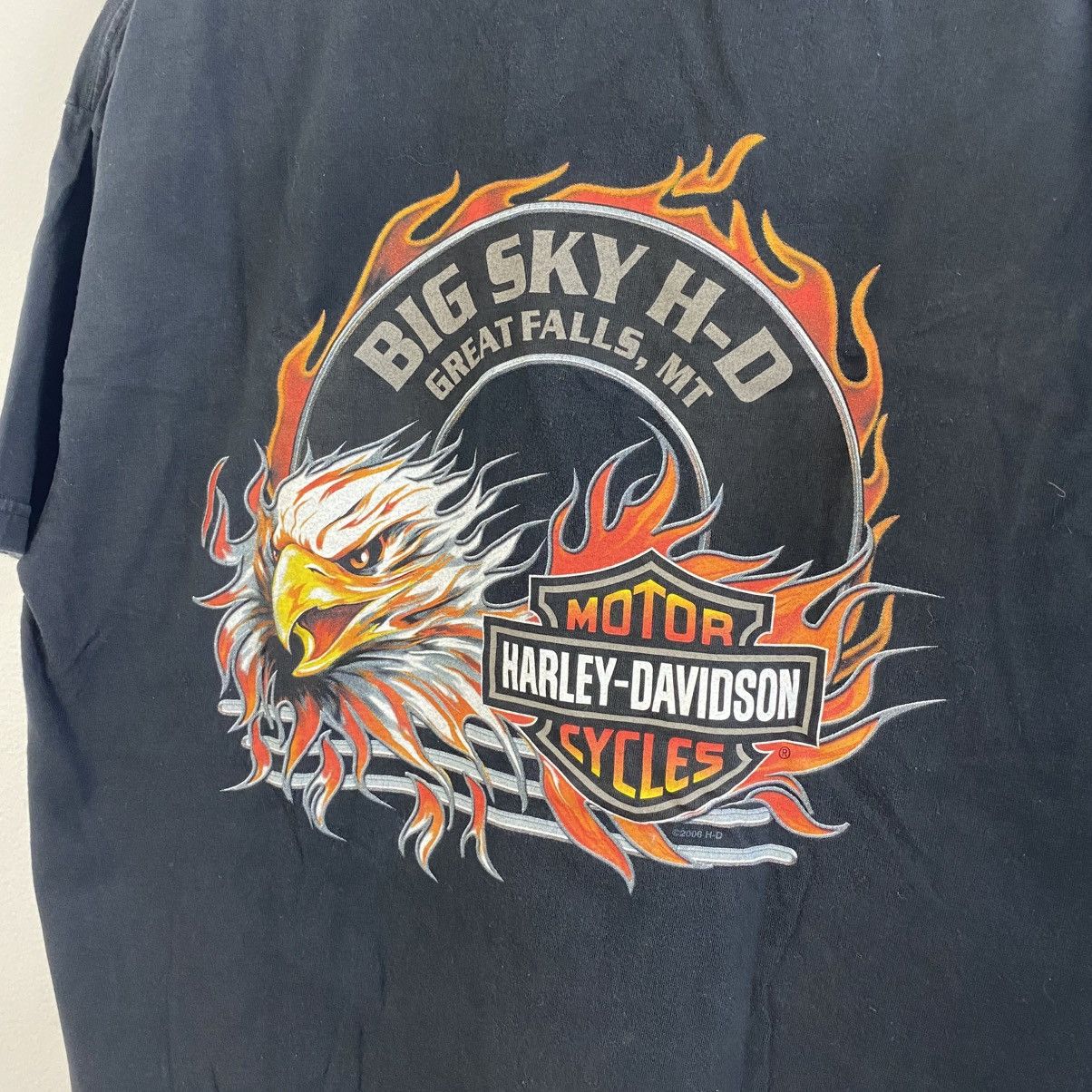 Harley Davidson Vintage Harley Davidson T Shirt L Great Falls Montana Size US L / EU 52-54 / 3 - 1 Thumbnail