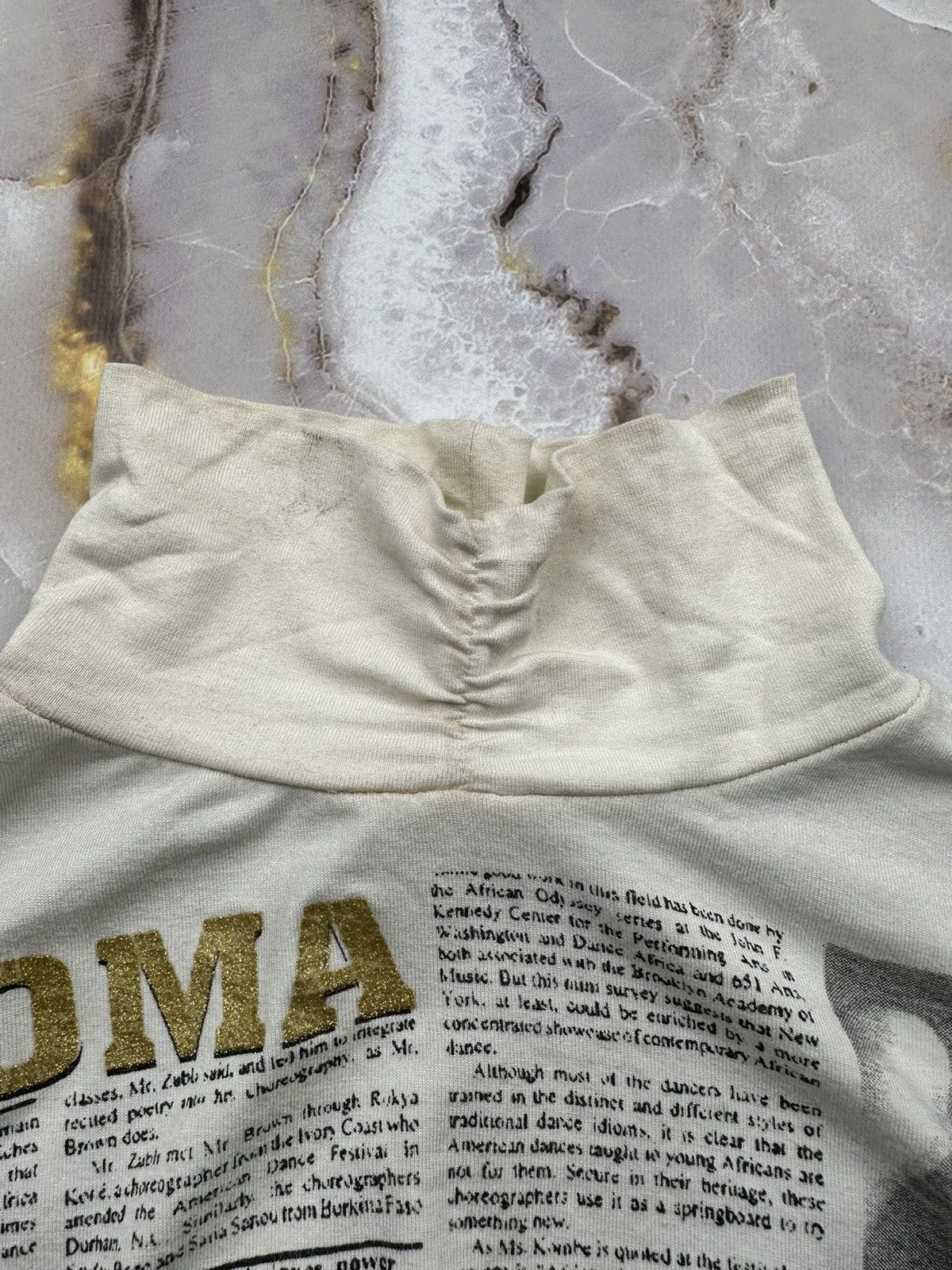 Japanese Brand Vintage Long Sleeve Newspaper Print Size S / US 4 / IT 40 - 2 Thumbnail