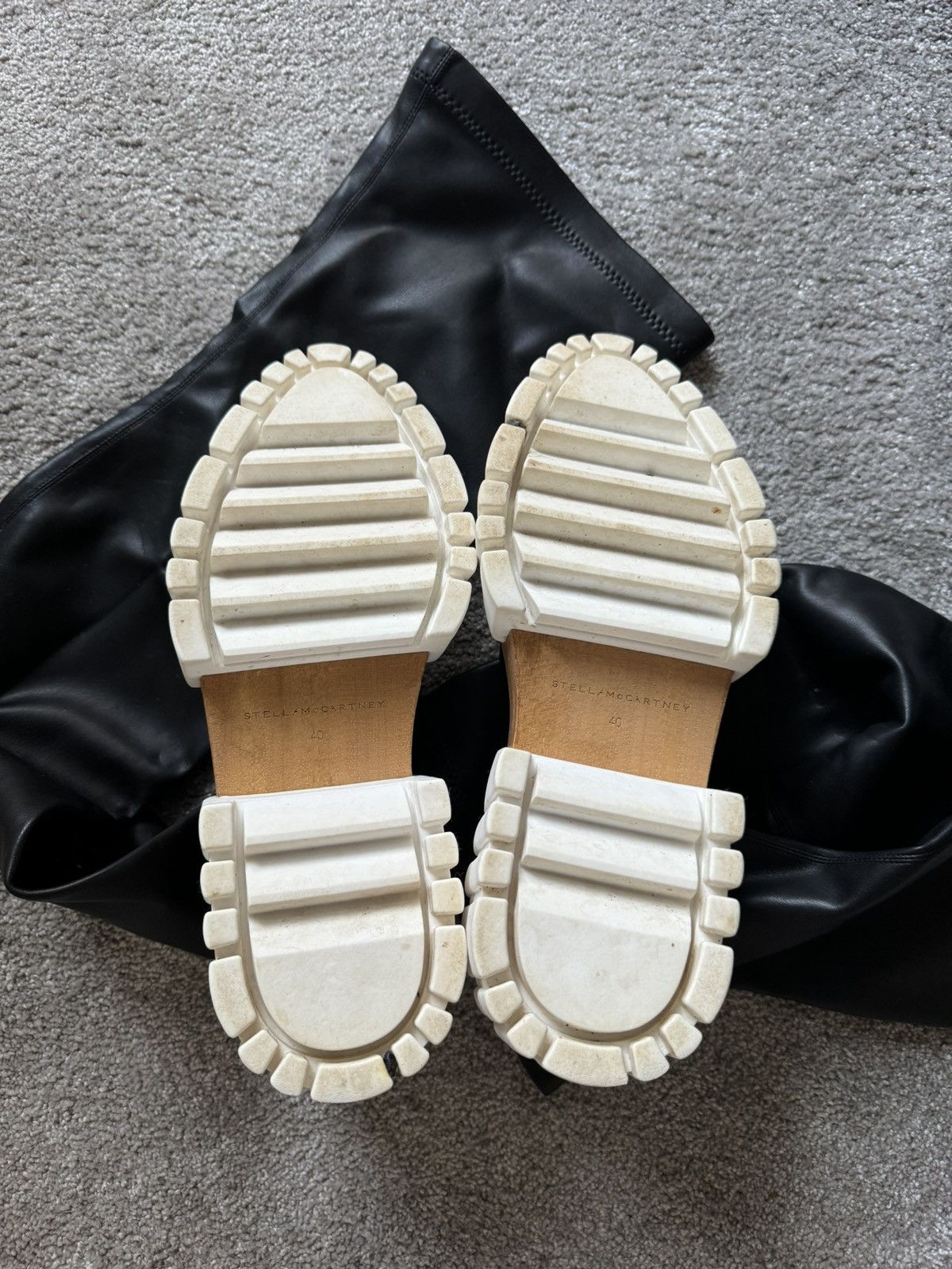 Stella McCartney Stella Mccartney Emilie Leather Platform Boots Size US 10 / IT 40 - 2 Thumbnail