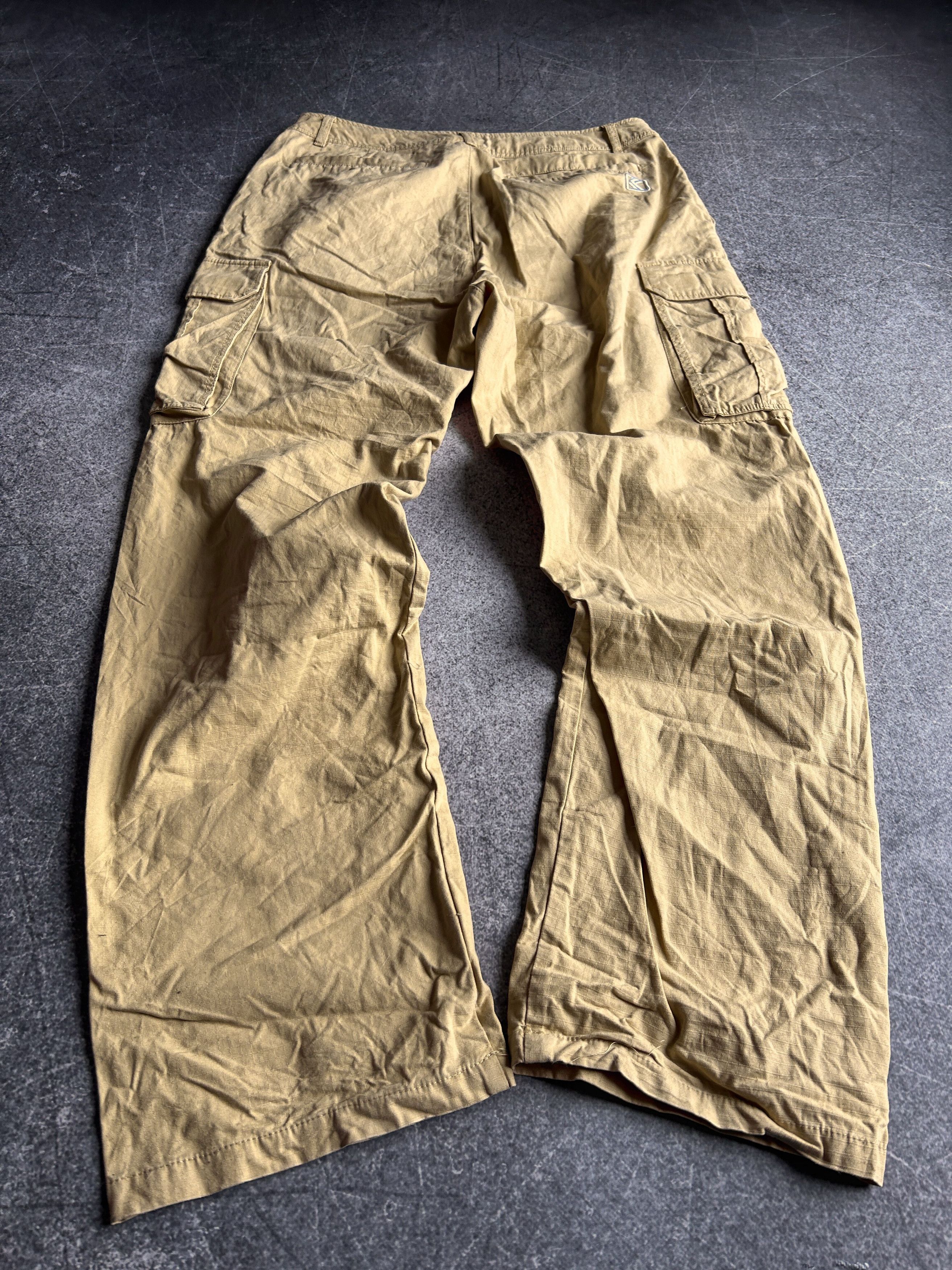Karl Kani Vintage CRAZY JNCO Style Rap Wahsed Cargo Pants 90s Size US 32 / EU 48 - 4 Thumbnail