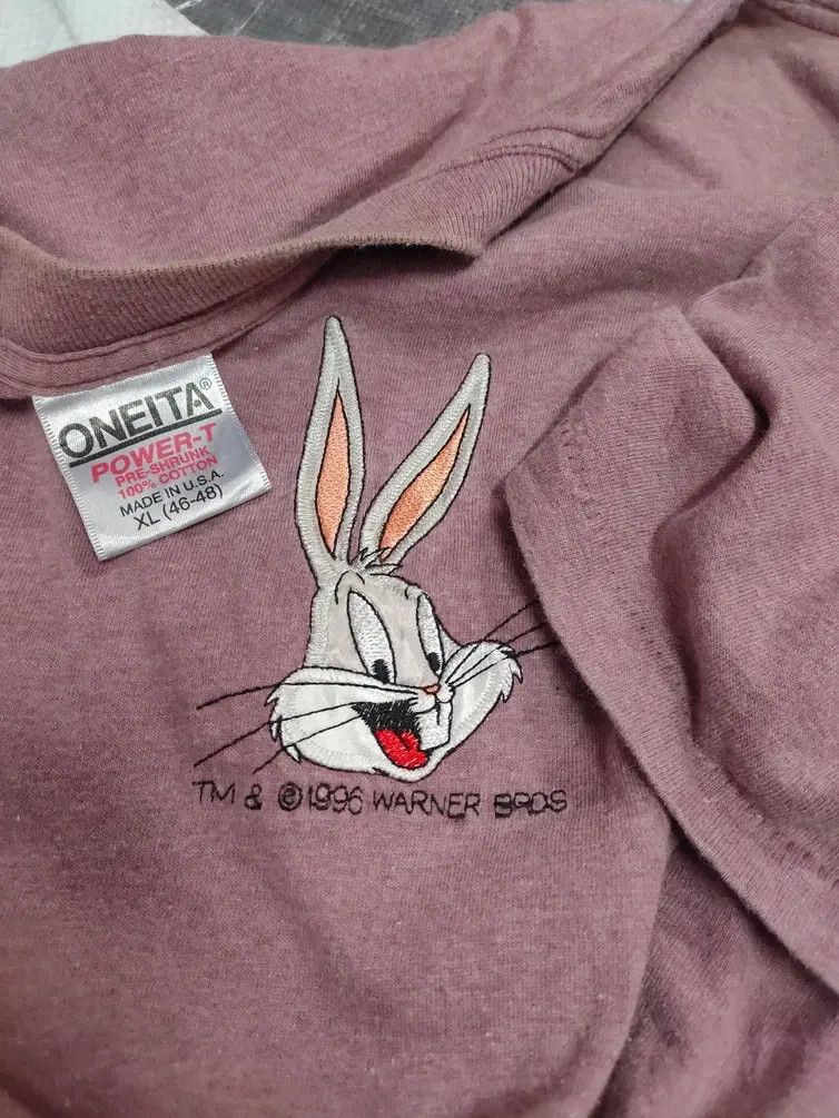 Vintage × Warner Bros Vintage 90s Bugs Bunny tee Size US XL / EU 56 / 4 - 3 Thumbnail