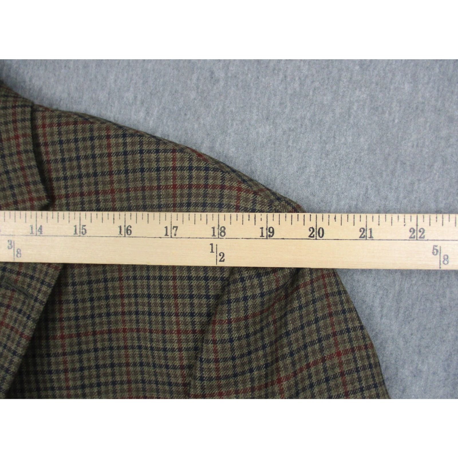 Ralph Lauren Lauren Ralph Lauren Blazer Mens 42L Plaid Wool Sport Coat Jacket Classic Size 42R - 6 Thumbnail