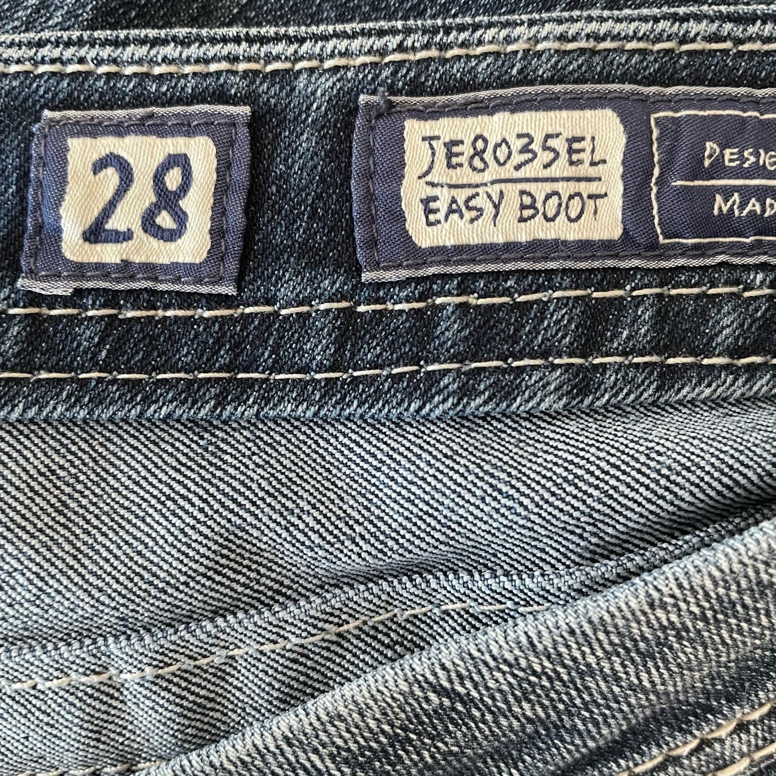 Miss Me Miss Me Easy Boot Jeans 28 Womens Bling Bootcut Denim Size 32" / US 10 / IT 46 - 6 Thumbnail