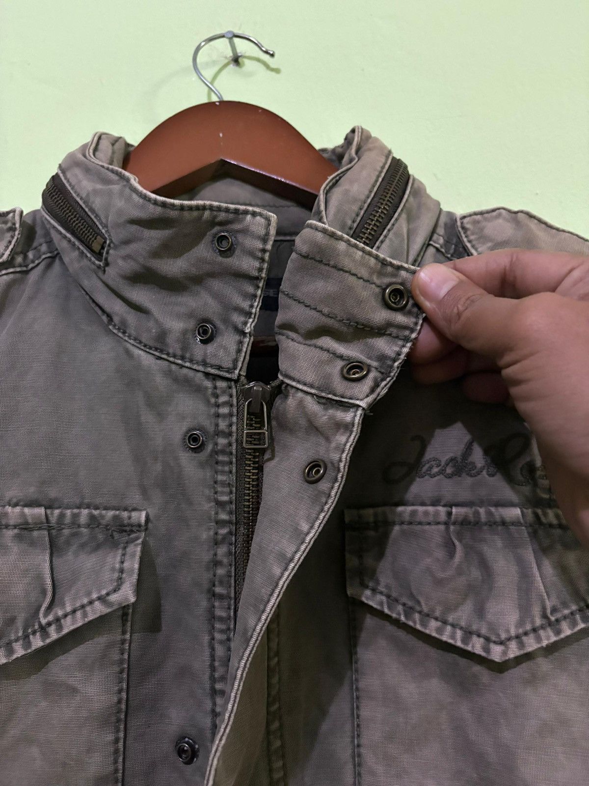 14th Addiction × JACKROSE Jack Rose M65 Field Jacket Distressed Military fashion Size US M / EU 48-50 / 2 - 12 Thumbnail