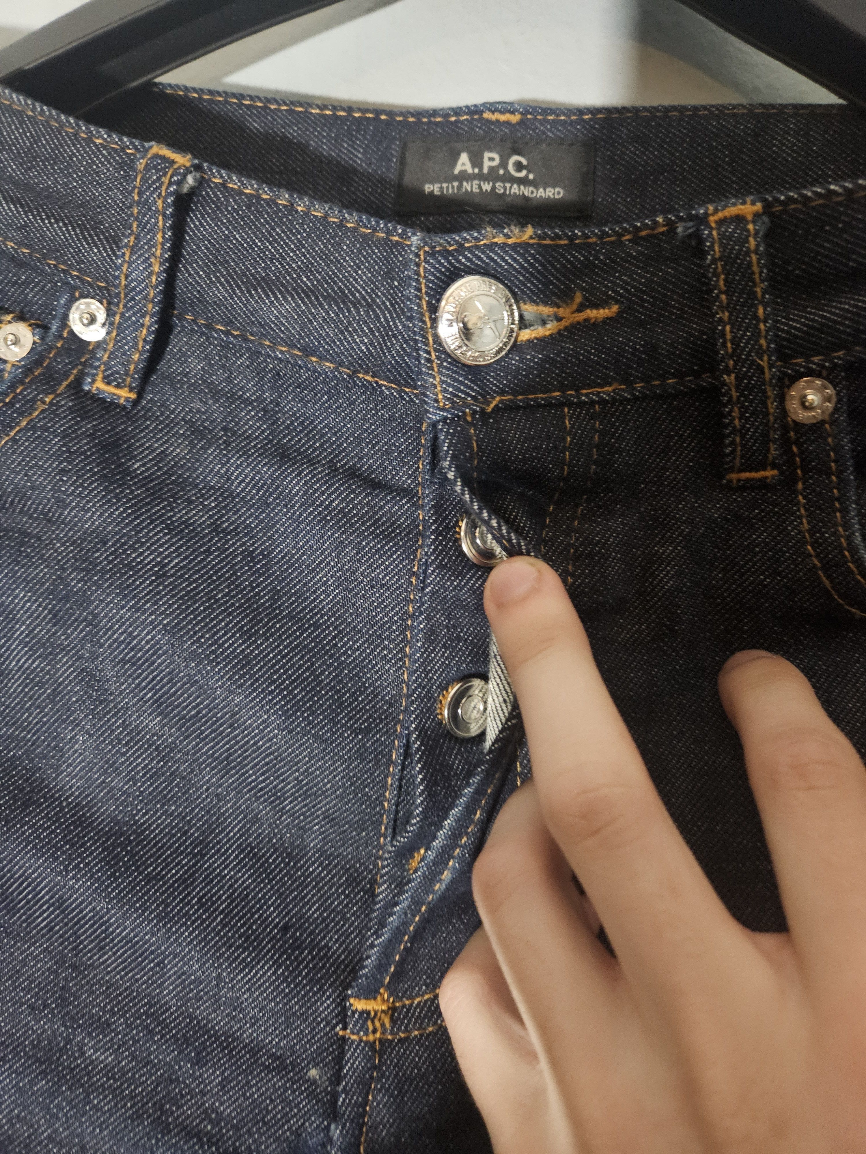 A.P.C. A.P.C. Petit New Standard Blue Denim Pants Size US 29 - 4 Thumbnail