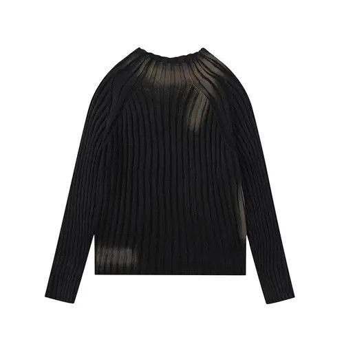 Other Graffiti Old Slim Fit Knitted Sweater Pullover y2k style Size US XL / EU 56 / 4 - 7 Thumbnail