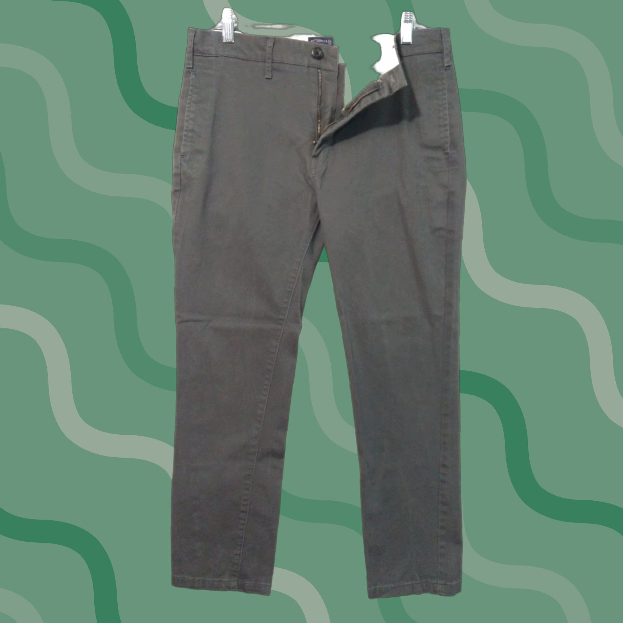 Levi's Levi's Pants Mens 33x30 Gray Chino Cotton Flat Front Mid Rise Regular Casual Workwear Mens Size US 33 - 1 Thumbnail