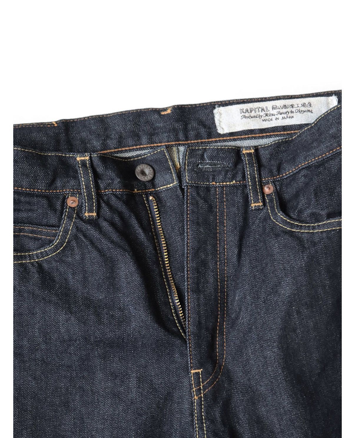 Kapital 32inch Kapital 14oz Denim 5P Okabellbo Fleur pants Size US 32 / EU 48 - 6 Thumbnail
