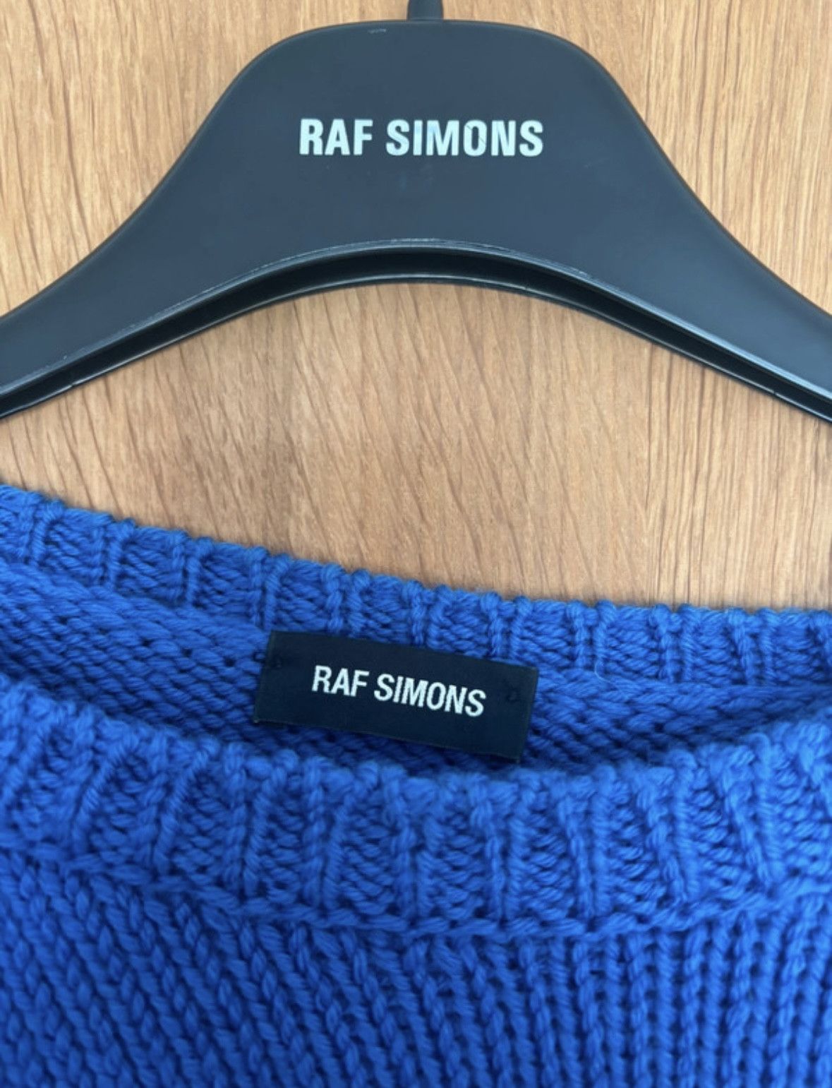 Raf Simons RS Blue Knit Sweater Size US M / EU 48-50 / 2 - 3 Thumbnail