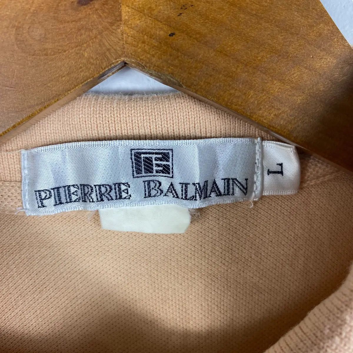 Pierre Balmain Vintage 90's PIERRE BALMAIN Small Embroidery Logo Polo Shirt Size US L / EU 52-54 / 3 - 5 Thumbnail