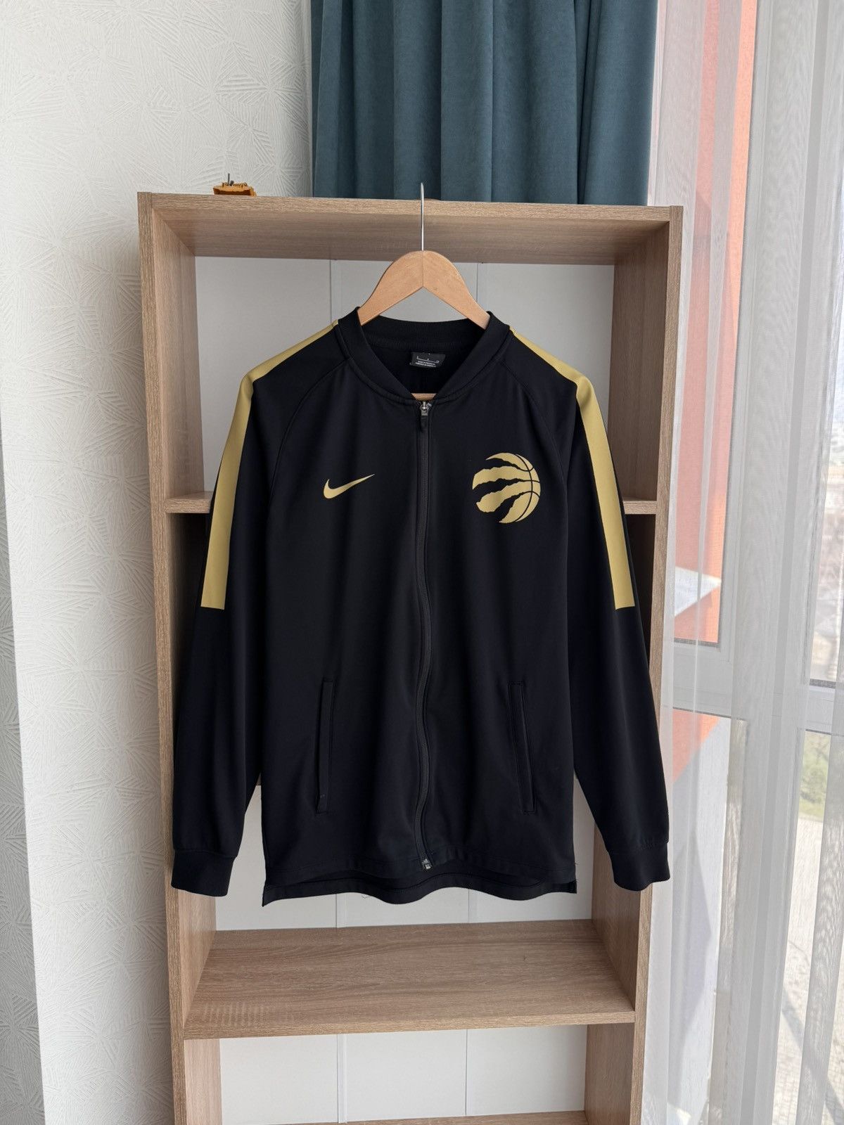 NBA × Nike Nike NBA Toronto Raptors City Edition Black Modern Jacket Size US S / EU 44-46 / 1 - 1 Thumbnail