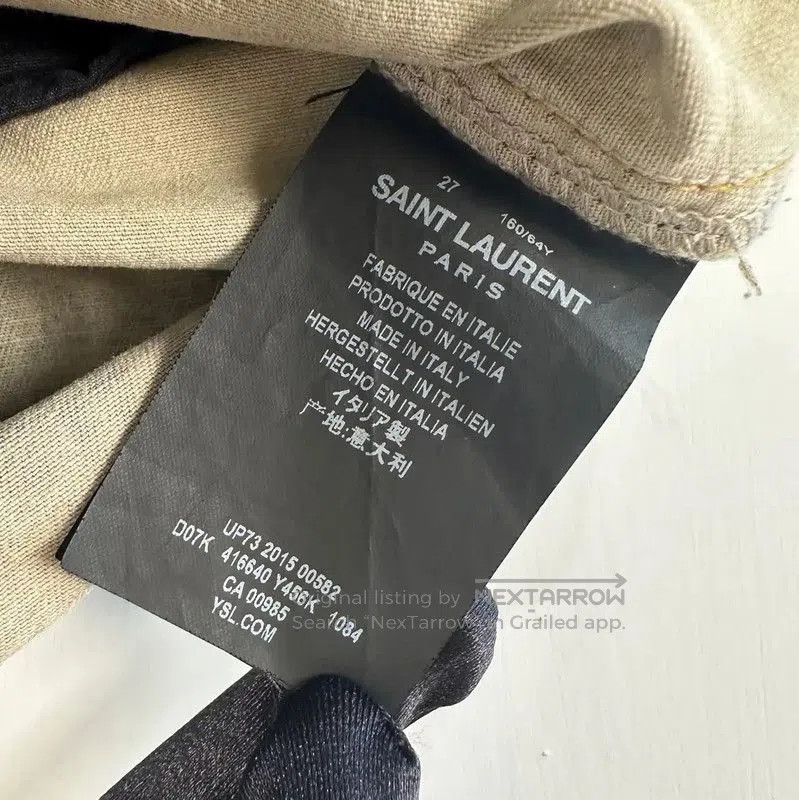 Yves Saint Laurent YSL Color Block Cotton Women's Mini Skirt . Size 23" - 5 Thumbnail