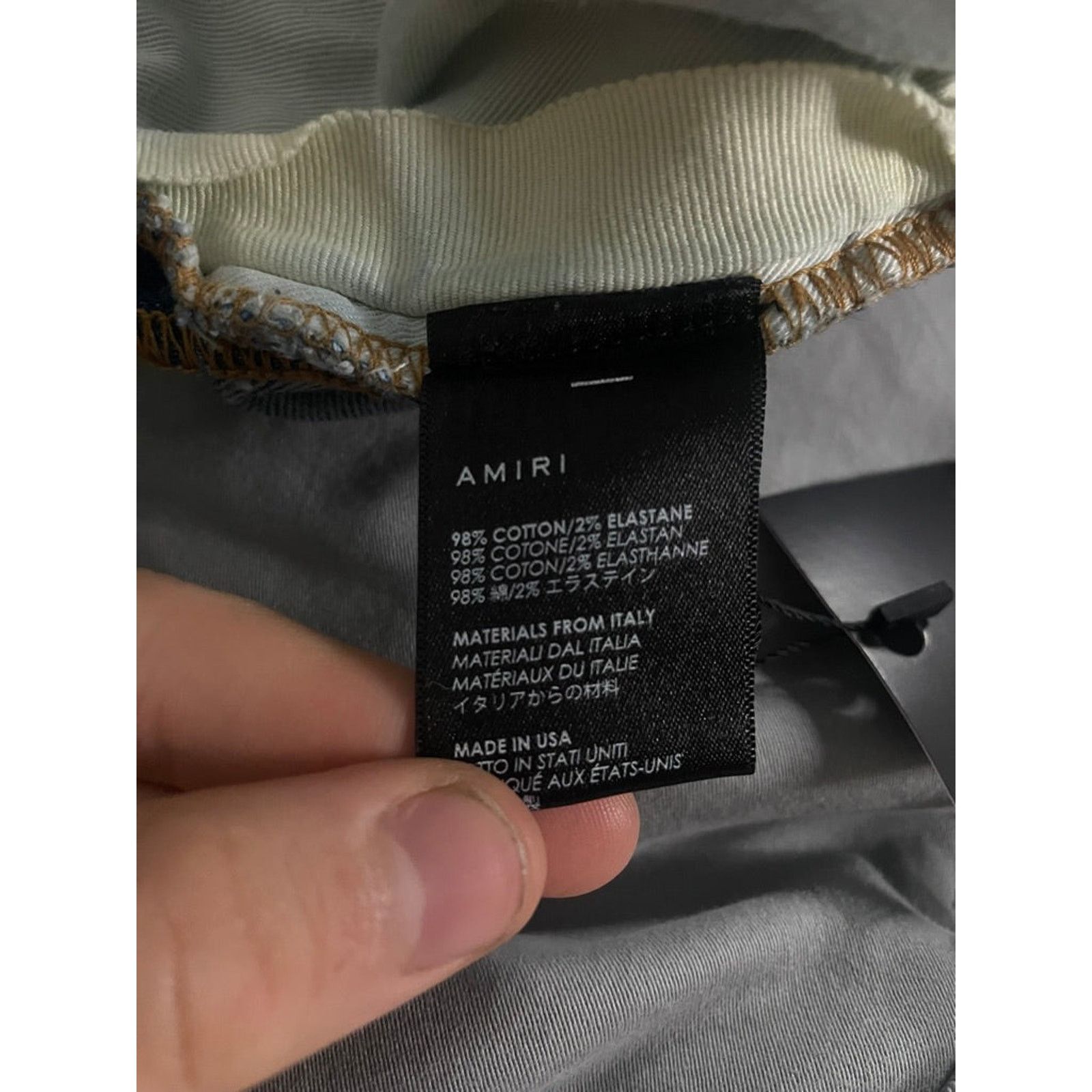 Amiri Amiri Plain Thrasher Light Wash Used 36 Size US 36 / EU 52 - 4 Thumbnail