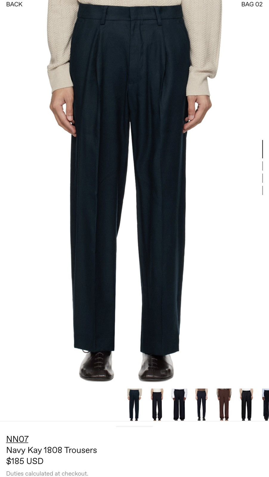 NN07 NN07 Pleated Linen Trousers Size US 36 / EU 52 - 1 Thumbnail