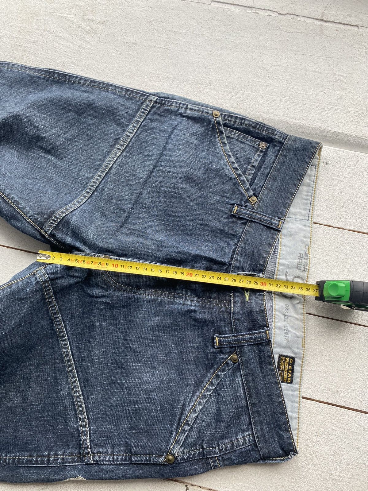 G-Star × Vintage 🔥PUNK G STAR OPIUM STRAIGHT 96 BLUE MENS JEANS Y2k BIKER Size US 34 / EU 50 - 12 Thumbnail