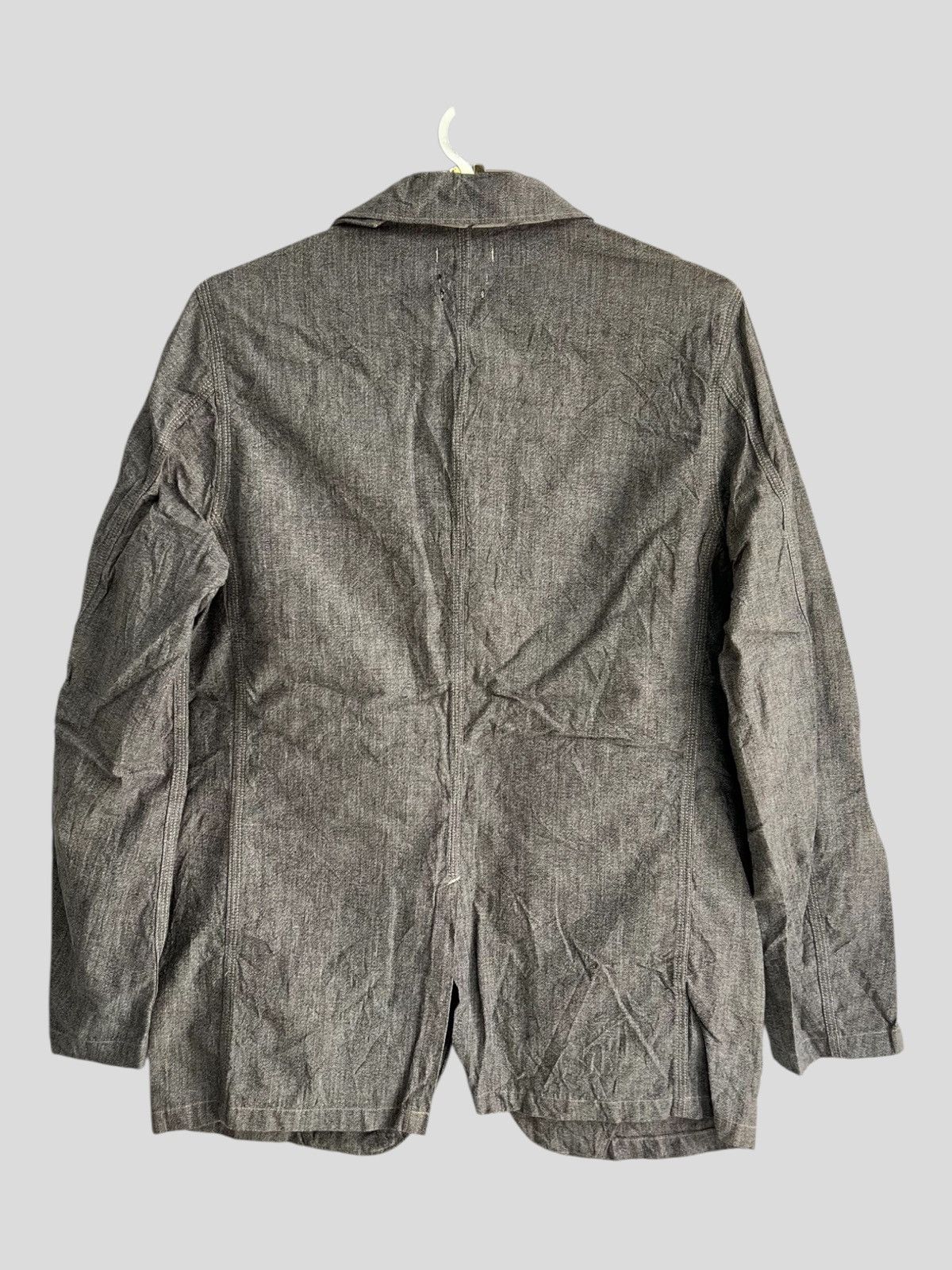 Sunny Sports Japan Made Salt & Pepper 3 Pockets Selvedge Workwear Jacket Size US M / EU 48-50 / 2 - 6 Thumbnail