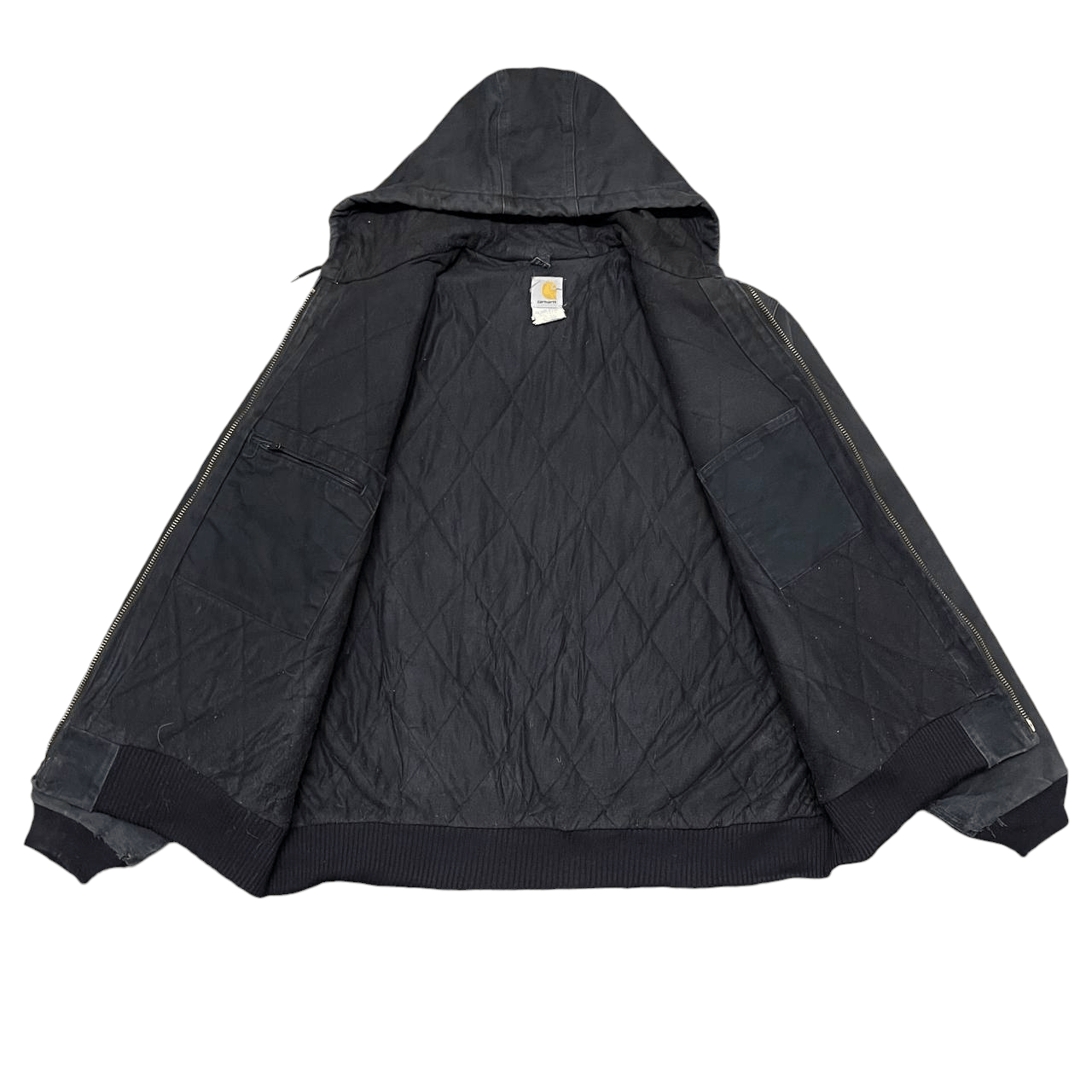 Carhartt Vintage Carhartt Distressed Active Jacket J140 BLk Size US XXL / EU 58 / 5 - 8 Thumbnail