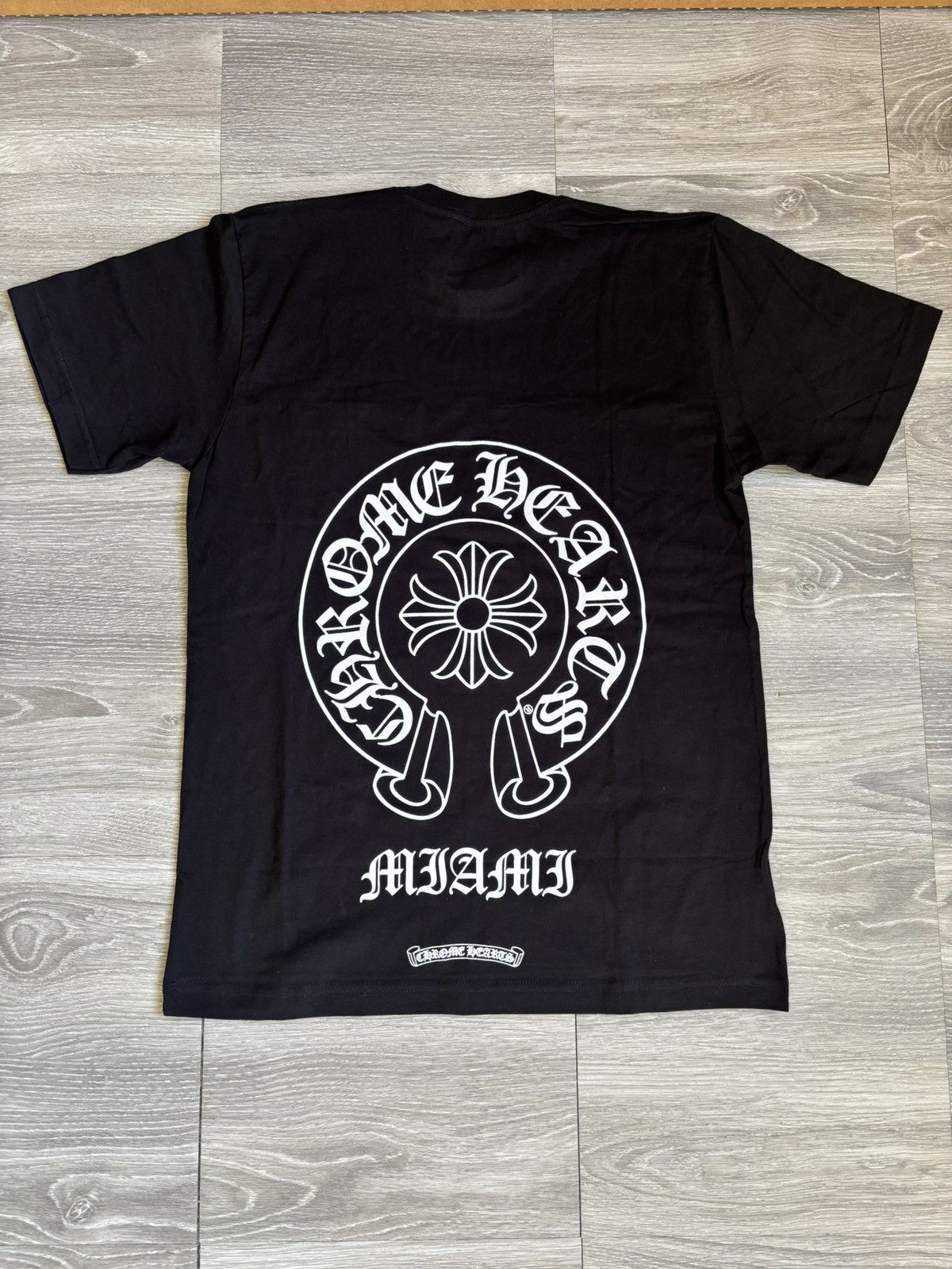 Chrome Hearts Chrome Hearts Black Miami Horseshoe Tee Size US L / EU 52-54 / 3 - 2 Thumbnail