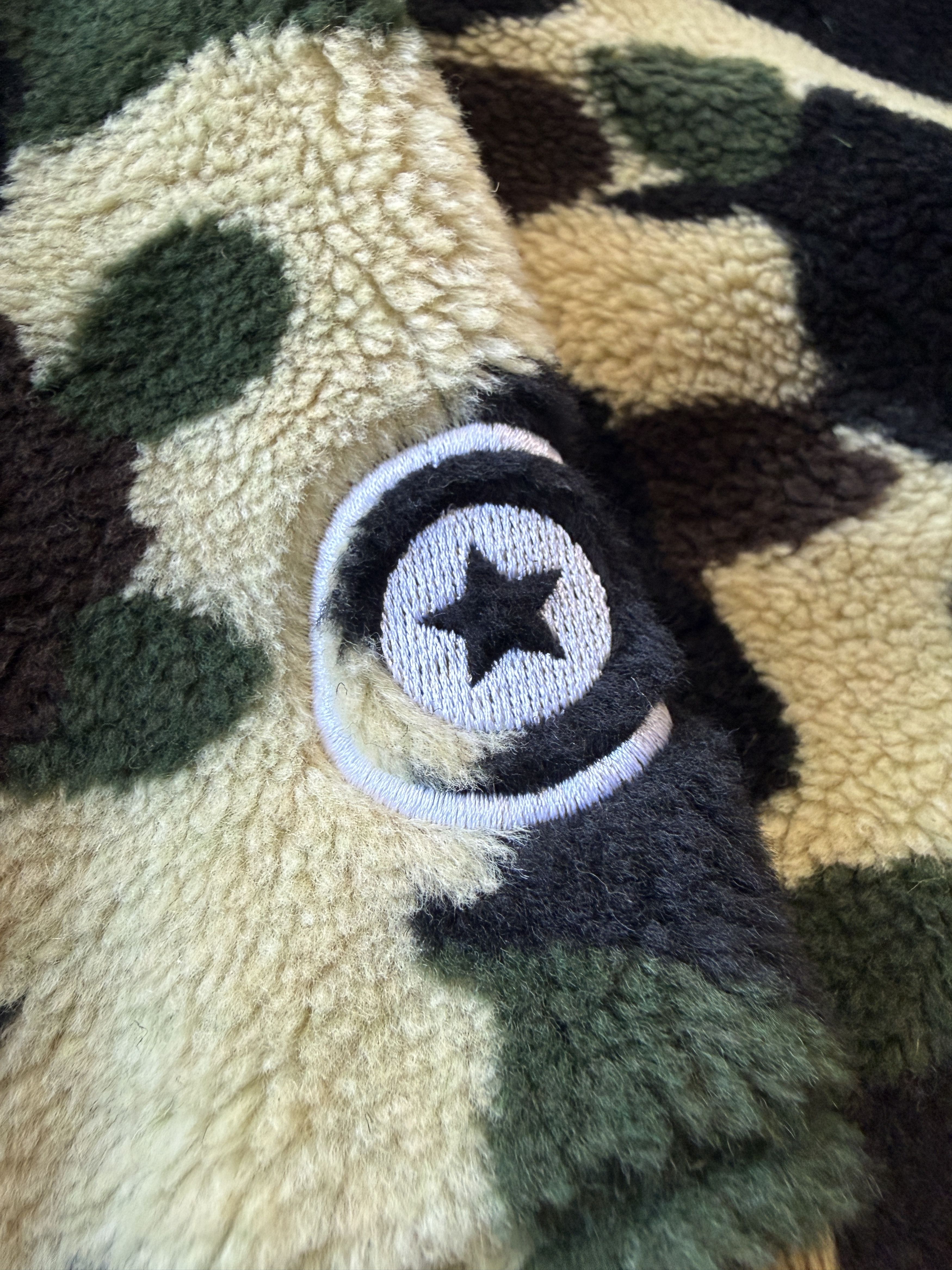Bape × October's Very Own BAPE 1ST CAMO 2ND SHARK BOA HOODIE JACKET Size US L / EU 52-54 / 3 - 13 Thumbnail