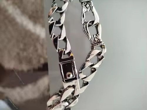 Japanese Brand grunde Cuban Link Chain Bracelet Size ONE SIZE - 2 Thumbnail