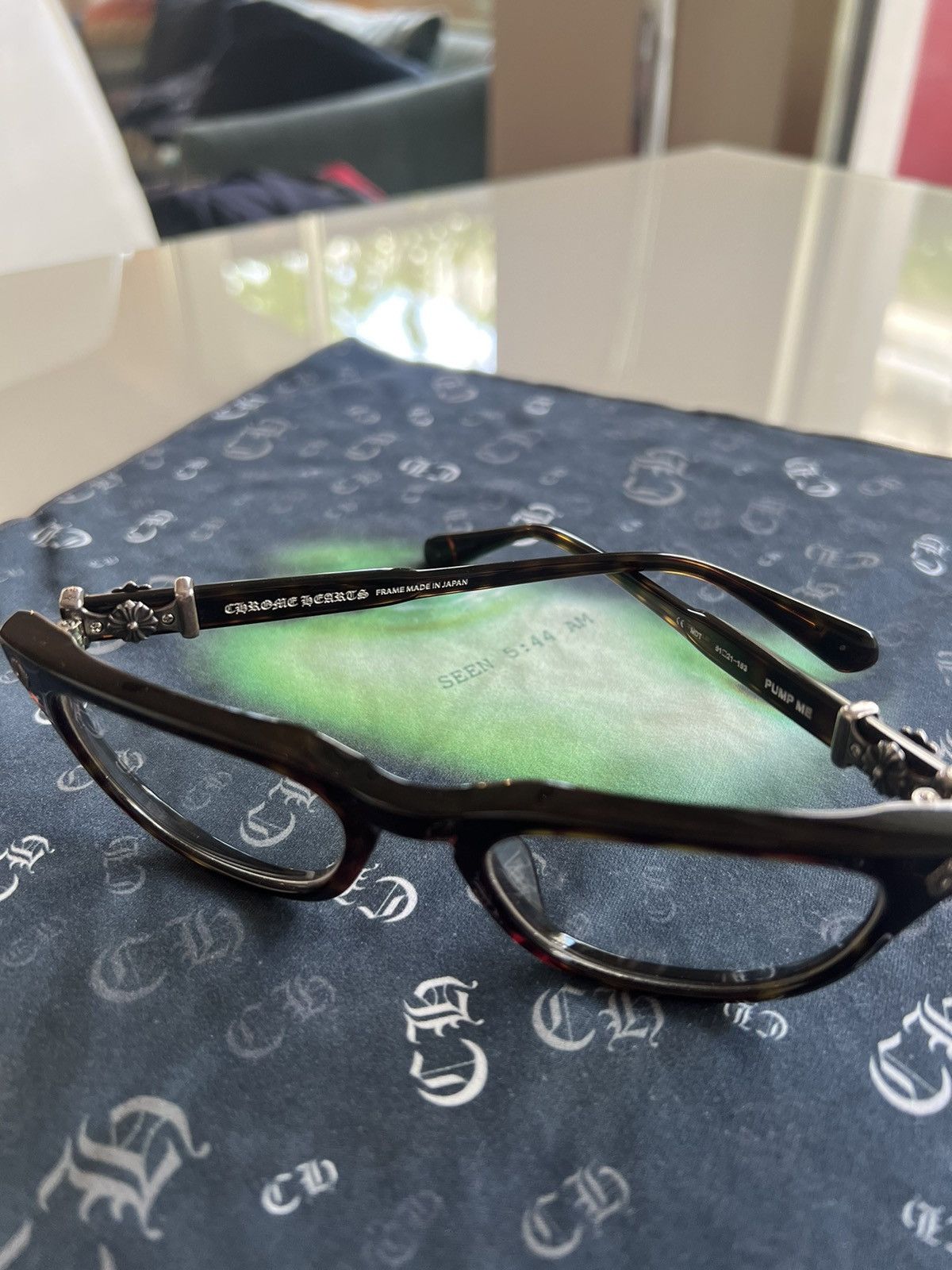 Chrome Hearts Chrome Hearts Midnight Glasses “Pump Me” Size ONE SIZE - 13 Thumbnail