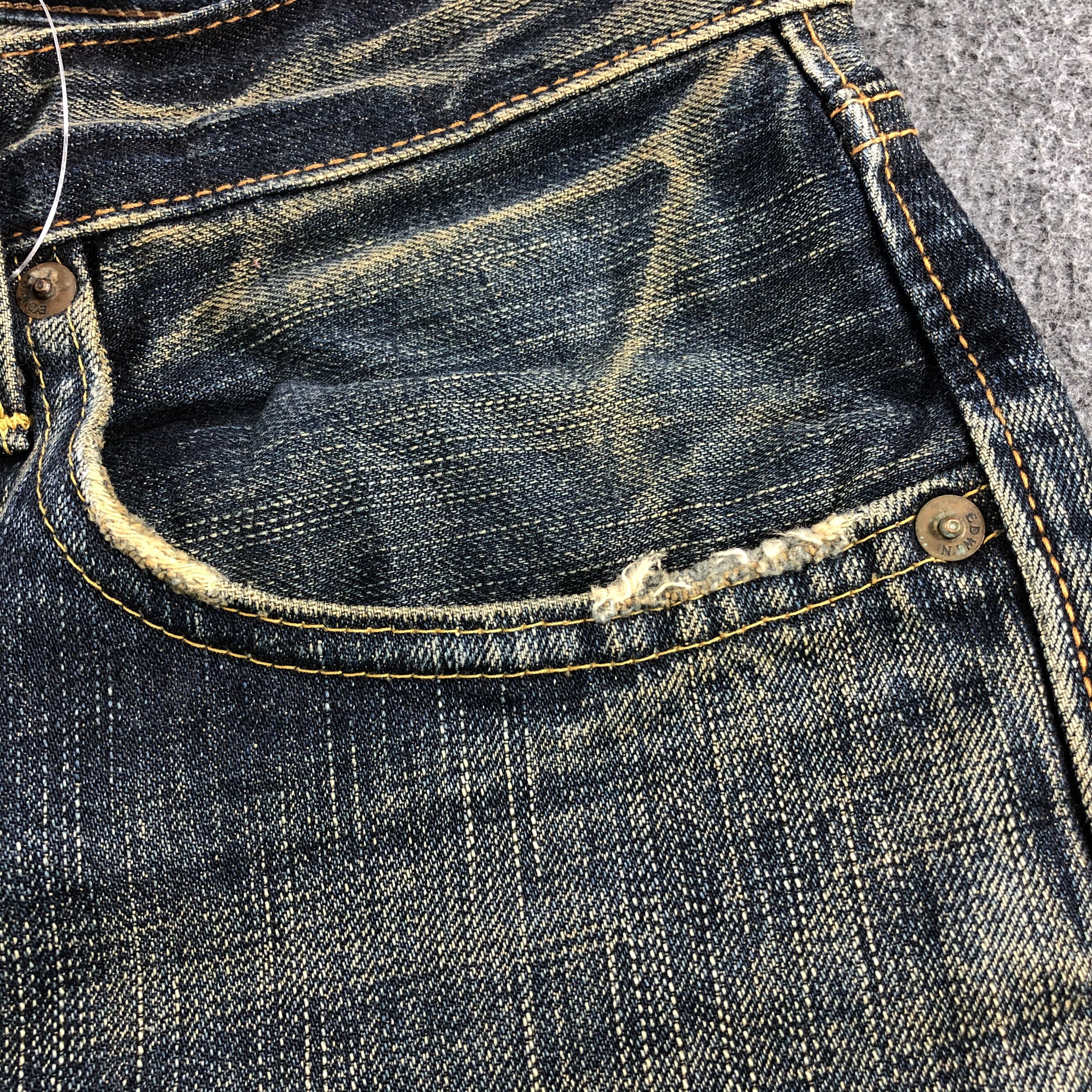 Edwin Vintage Edwin 505 Redline Jeans-J1866 Size US 30 / EU 46 - 10 Thumbnail
