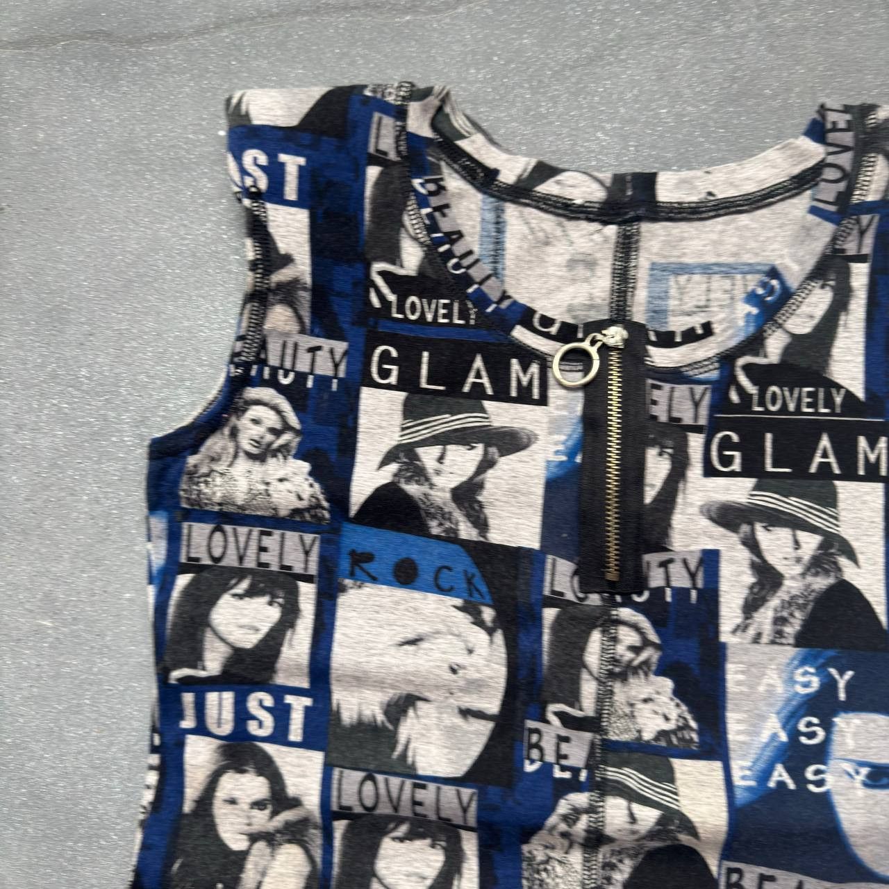 Japanese Brand × Vintage Amazing Vintage Sexy Girls Printed Tank Top Size M / US 6-8 / IT 42-44 - 3 Thumbnail